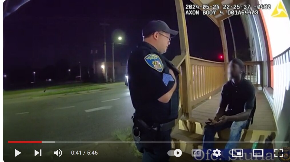 Baltimore Police released officer body camera footage Wednesday of a South Baltimore shooting that left 39-year-old Anthony Ferguson dead and a detective hospitalized May 24 on South Hanover Street in Fairfield.