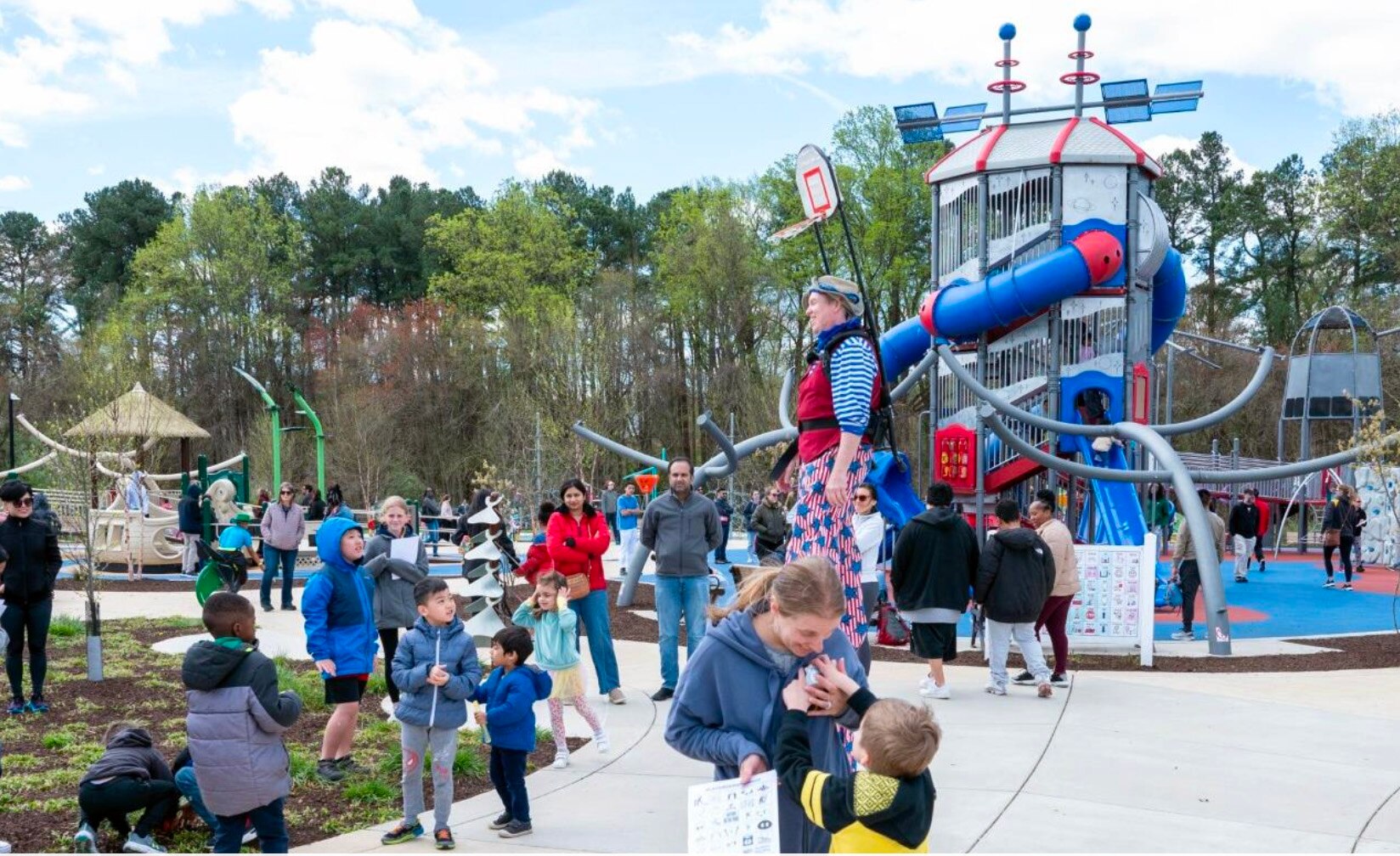 Play for All Fest, an event organized by Howard County Recreation and Parks to raise disability awareness. Featured activities are sensory-friendly and accessible to people of all ages.