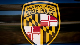 The Maryland State Police logo.