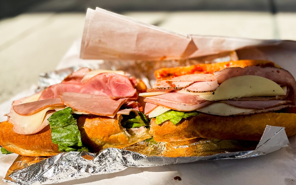 Here's my pro tip for dining out in Little Italy: buy a sub at Isabella's and eat it in the bocce court next door.