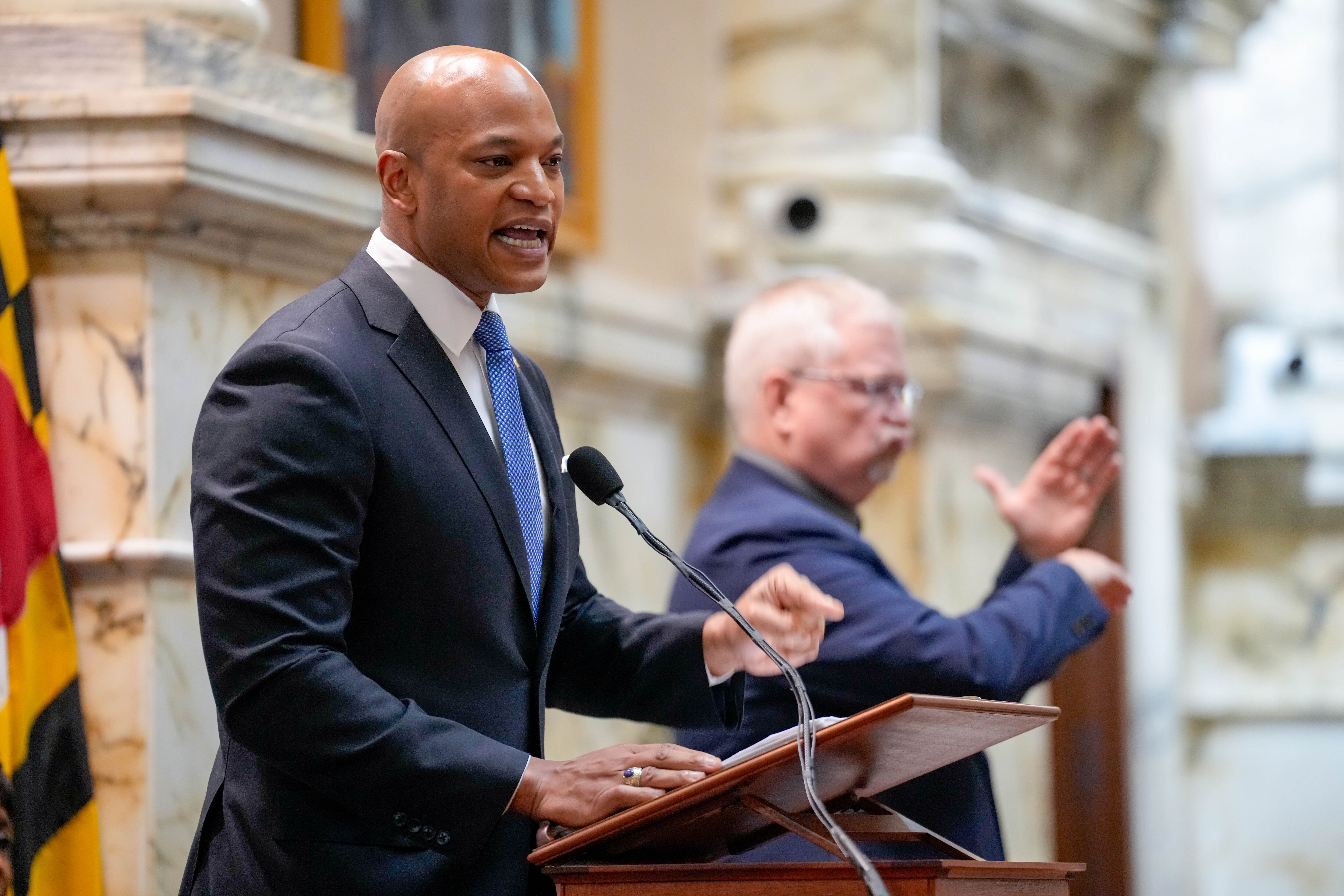 “The trials we now face — both those we inherited and those newly realized — mean that easy decisions are off the table,” Gov. Wes Moore said in his State of the State speech on Wednesday.
