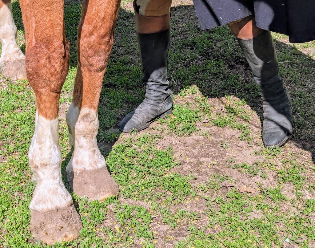 Jason Cole, a professional horse trainer from Upper Marlboro, will ride his 18-hand-high horse, Parker, in the Annapolis, MD recreation of Paul Revere's ride on April 18, 2025.
