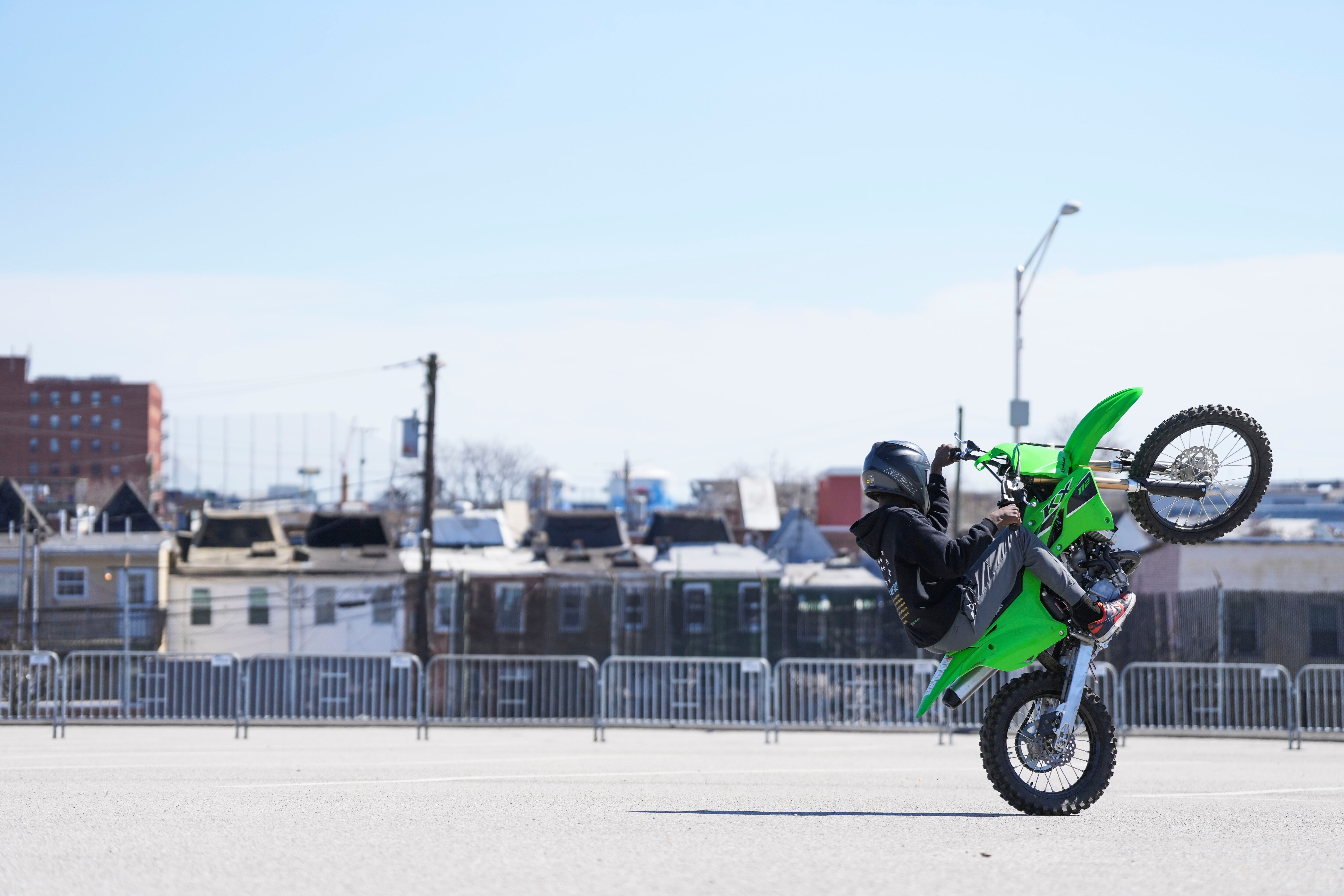 In 2023, members of Baltimore’s dirt bike community celebrated B-360 Day at the B&O Railroad Museum.