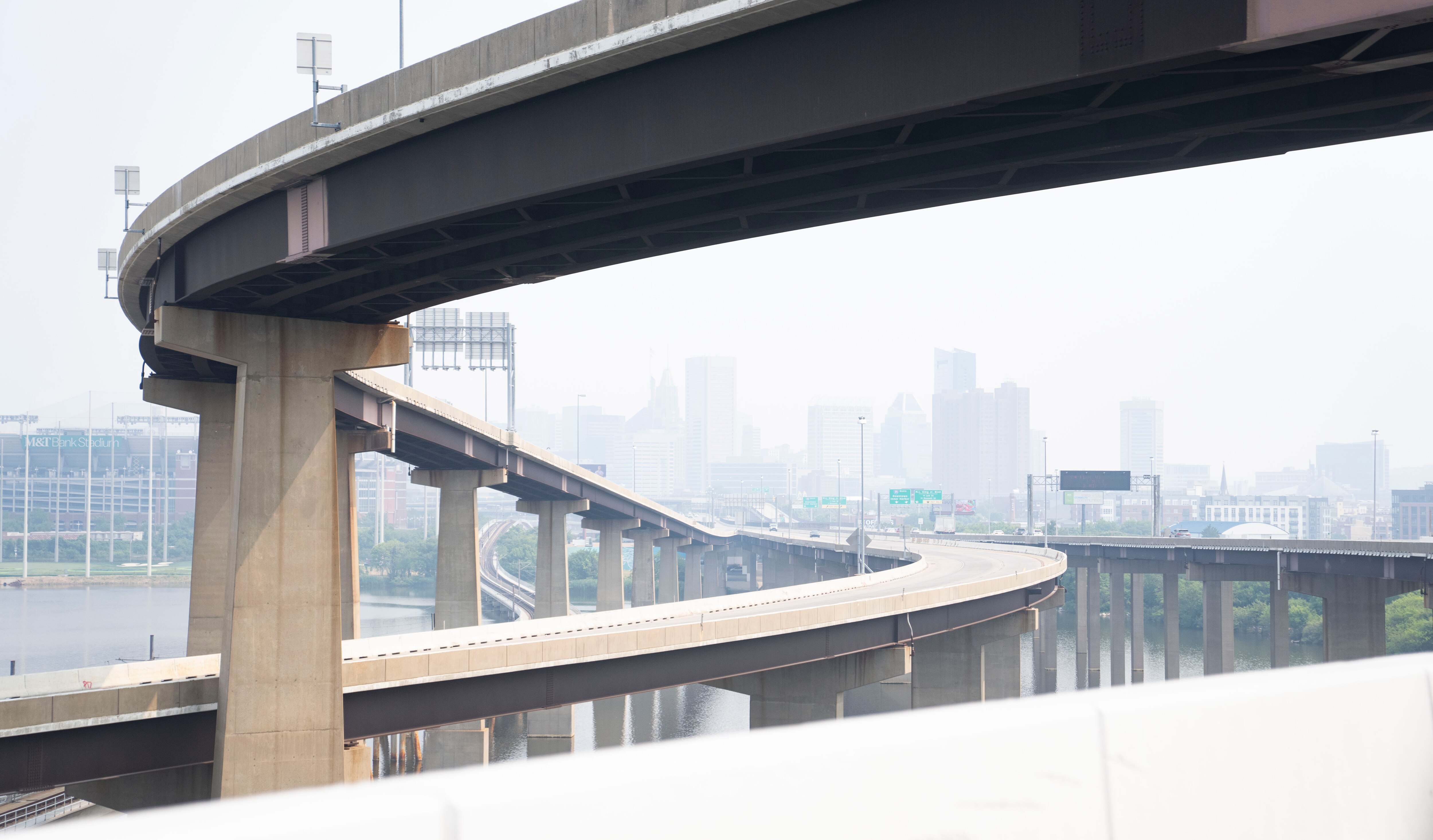 Air quality reached dangerous levels in Baltimore on June 7, as smoke from Canadian wildfires continued to fill the sky.