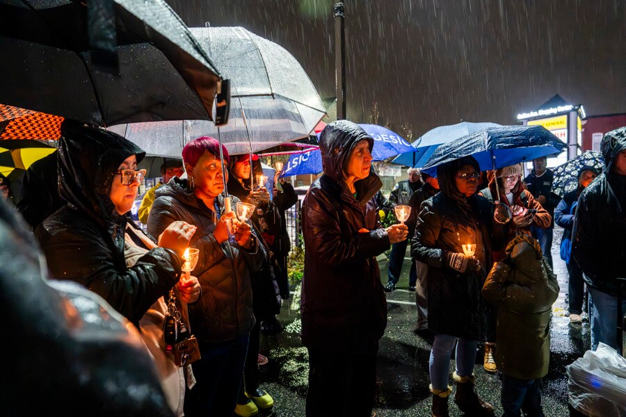A vigil was held at St. Joseph's Monastery Parish to honor the homicide victims of this year. The names and ages of the victims were read aloud before a short walk to My Brother’s Keeper a few blocks away.
