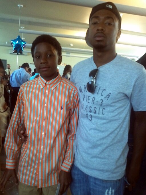 Kondwani Fidel, a creative in residence at The Baltimore Banner, when he was 20.