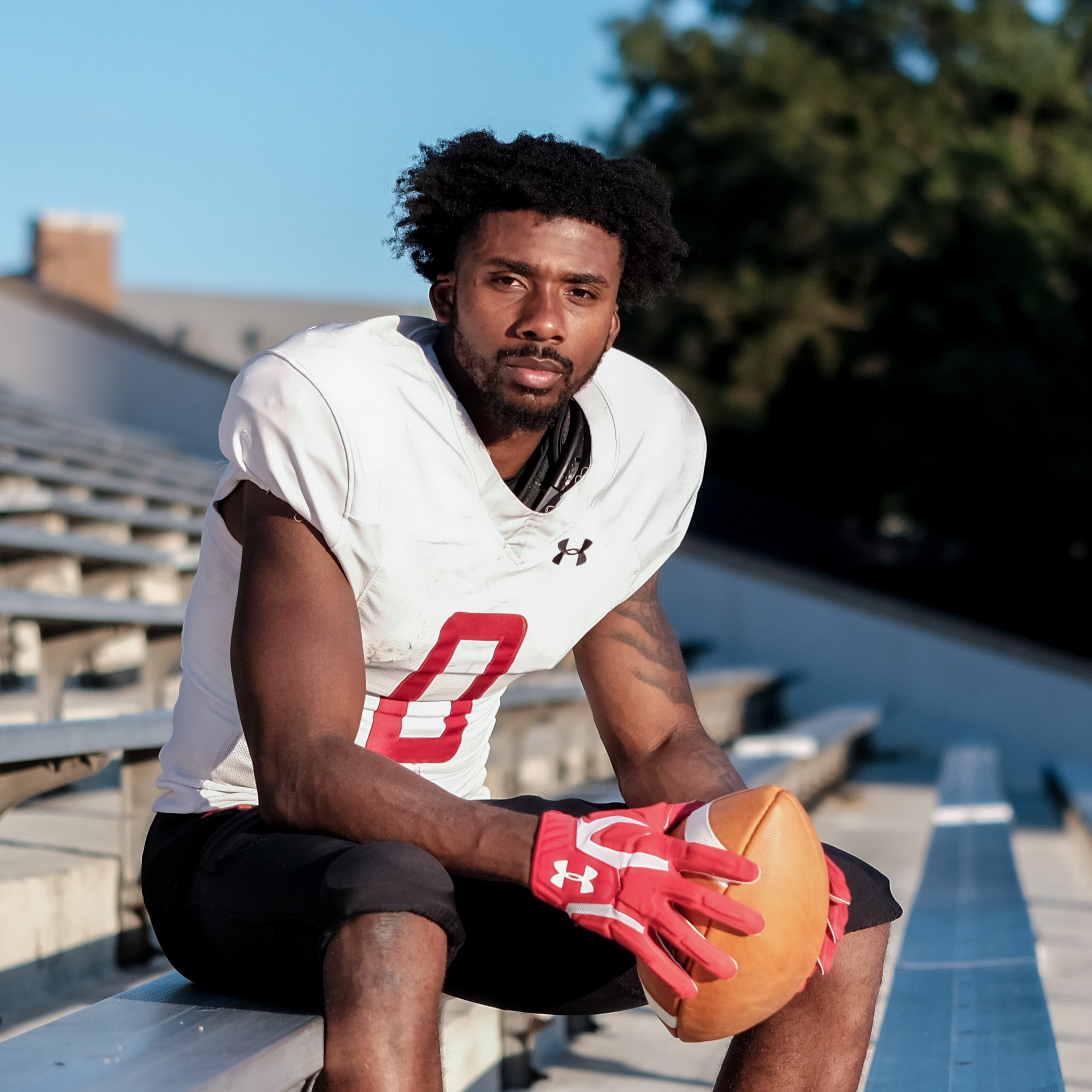 Tyrese Chambers missed one of Maryland's first three games with an injury. He had three combined catches in the other two.