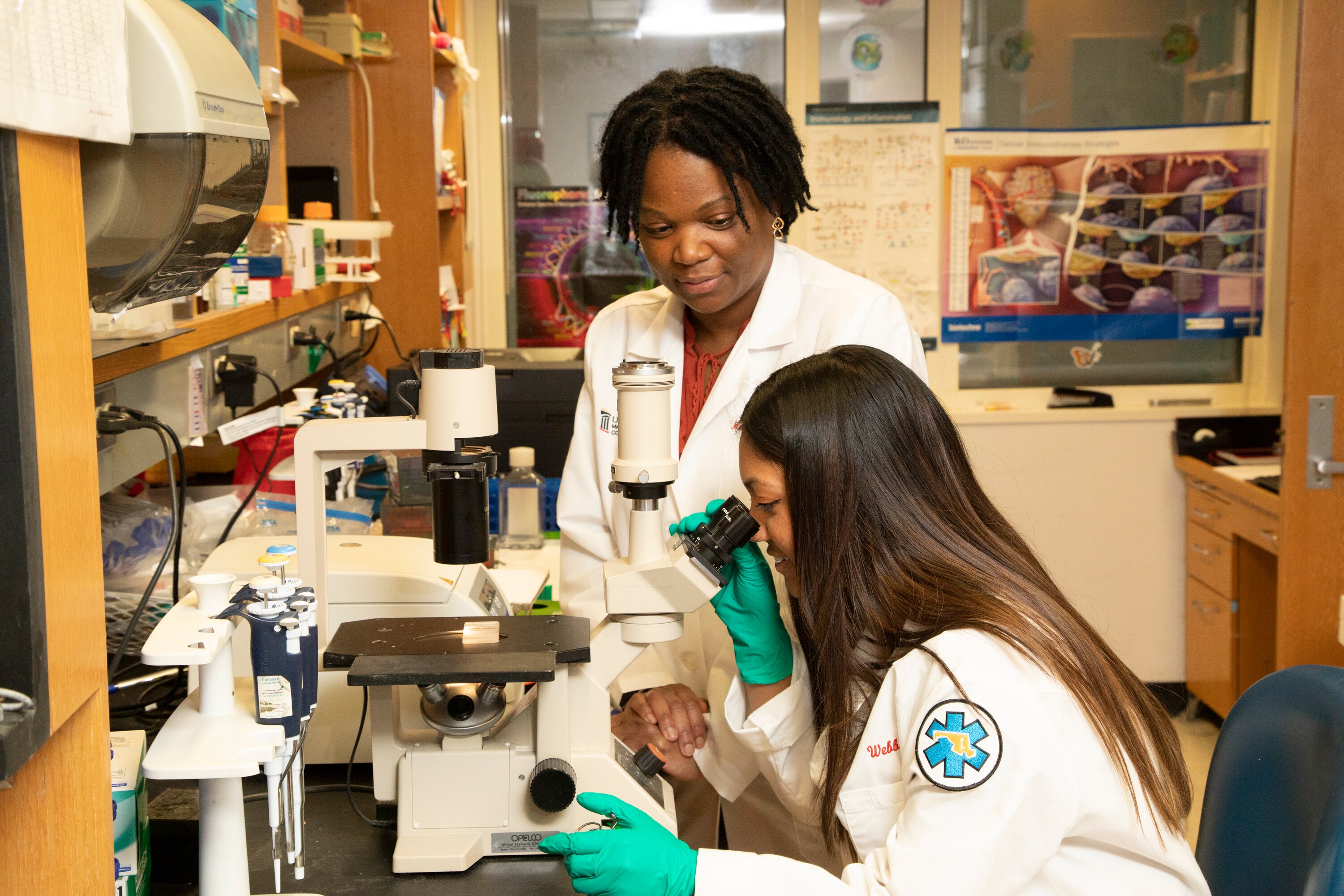 Dr. Tonya Webb, left, is a part of the American Cancer Society's VOICES of Black Women project, which hopes to survey 100,000 Black women about their medical and life experiences in hopes of eliminating disparities.