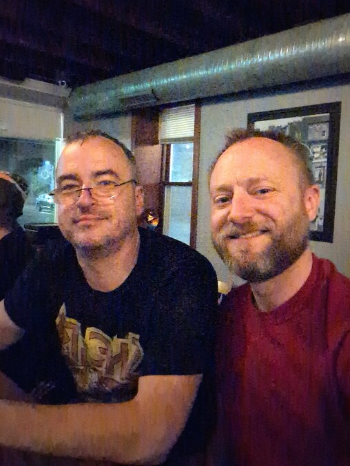 Dan Morrison, left, and Ryan Wilkinson were as close as brothers.