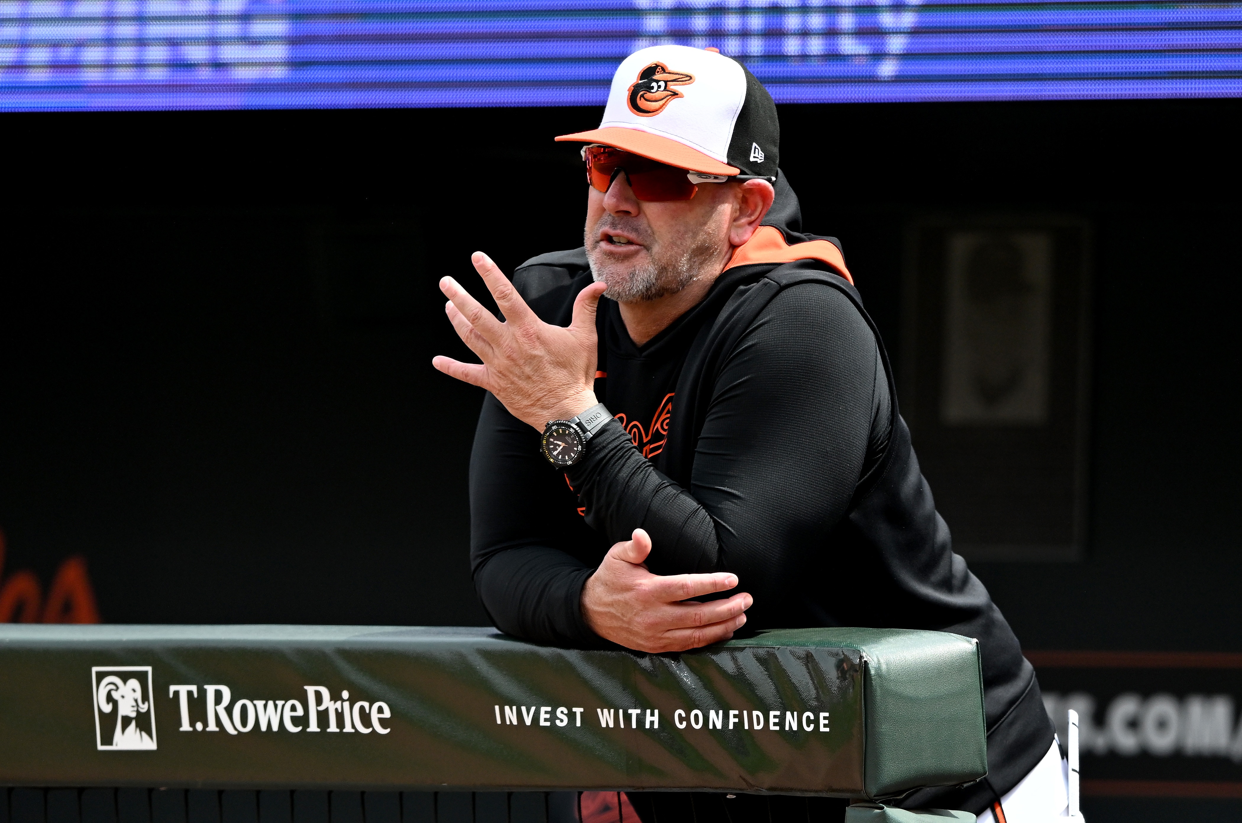 Brandon Hyde was American League Manager of the Year in 2023, but the Orioles are 13 games under .500 this season.