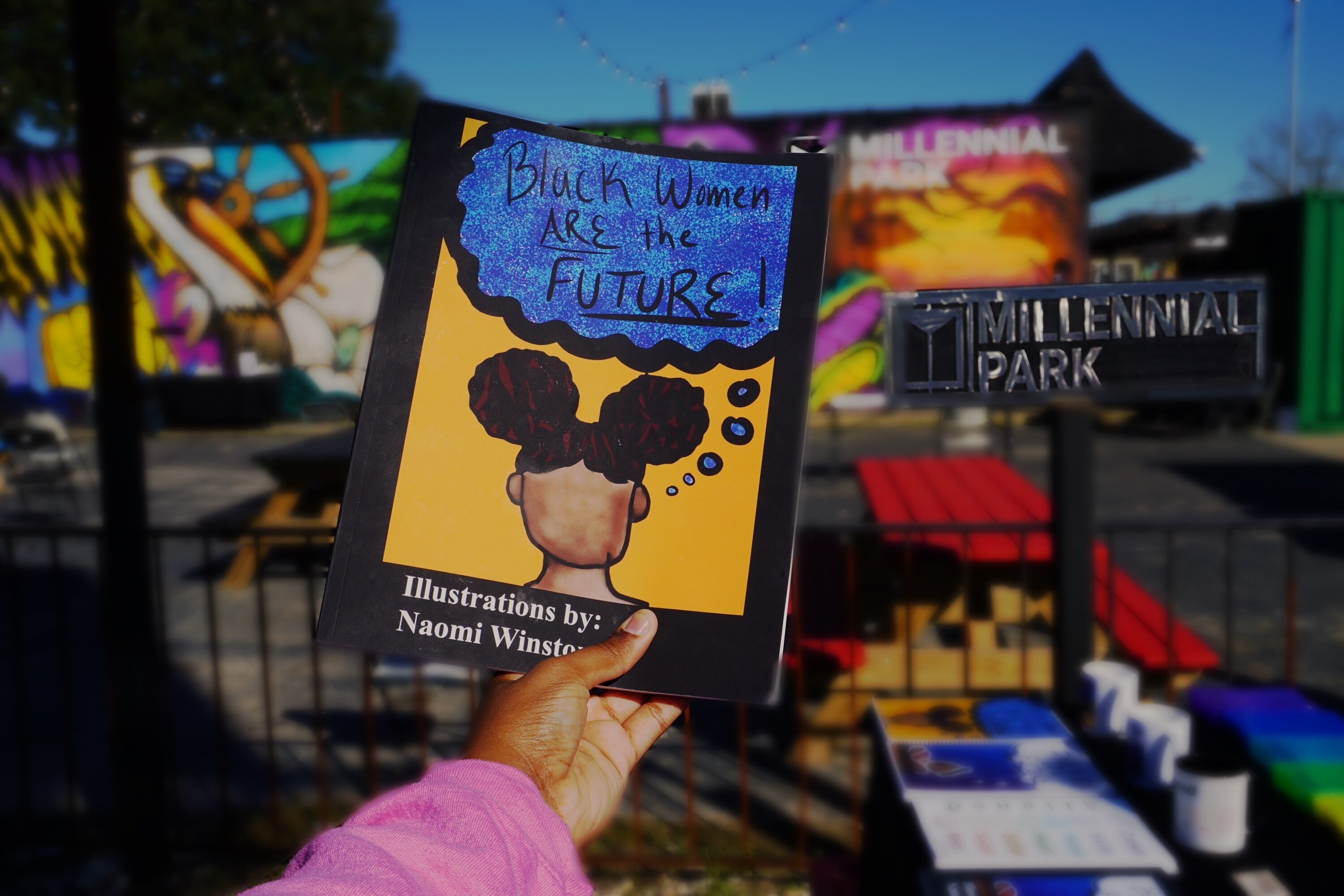 Through a line of coloring books, Naomi Winston wants to create “mirrors of representation” for Black and Brown kids and “coils of understanding” for children to educate themselves about other cultures.