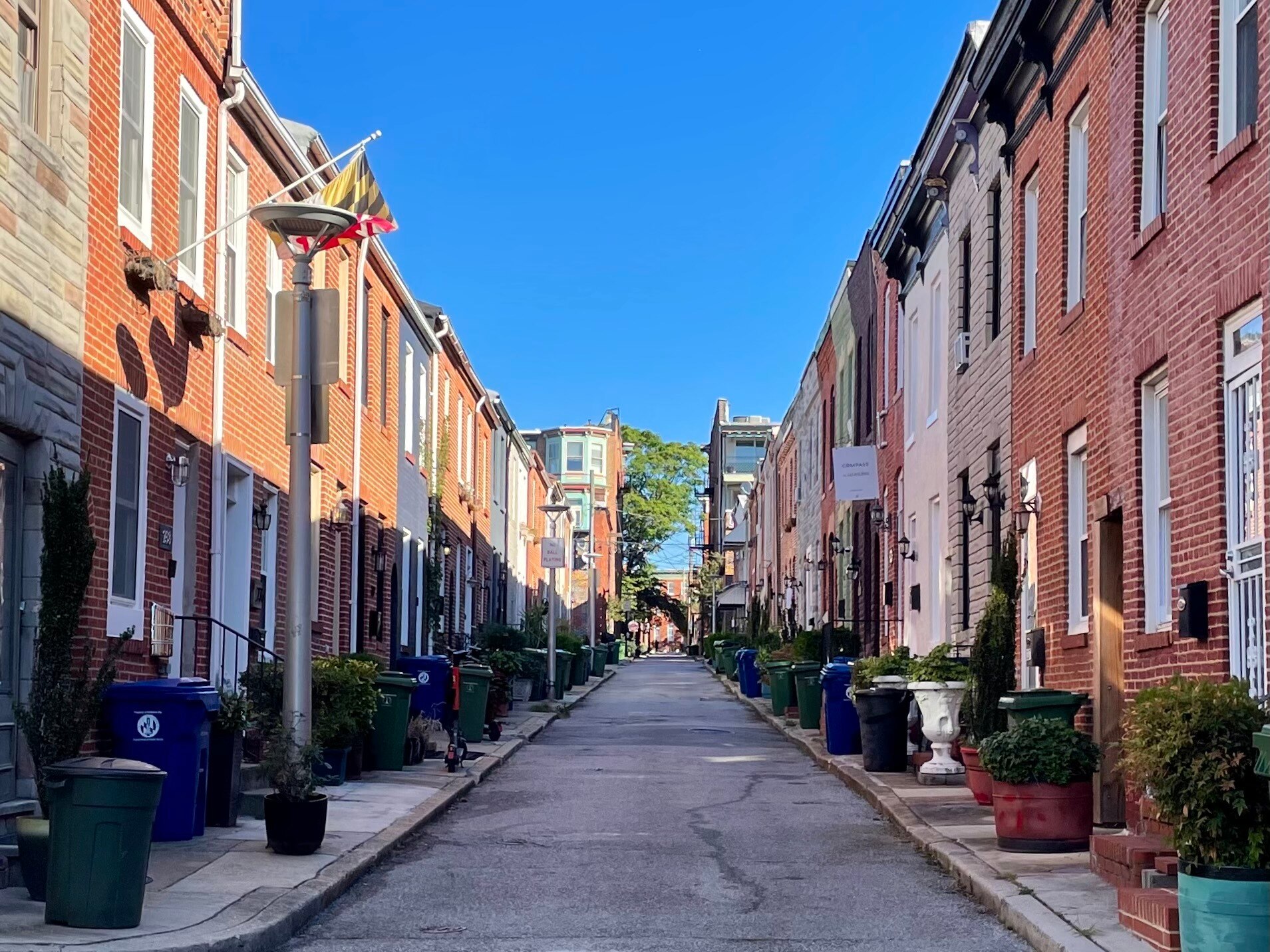 South Madeira Street sits near Butchers Hill and just outside Patterson Park in Baltimore.