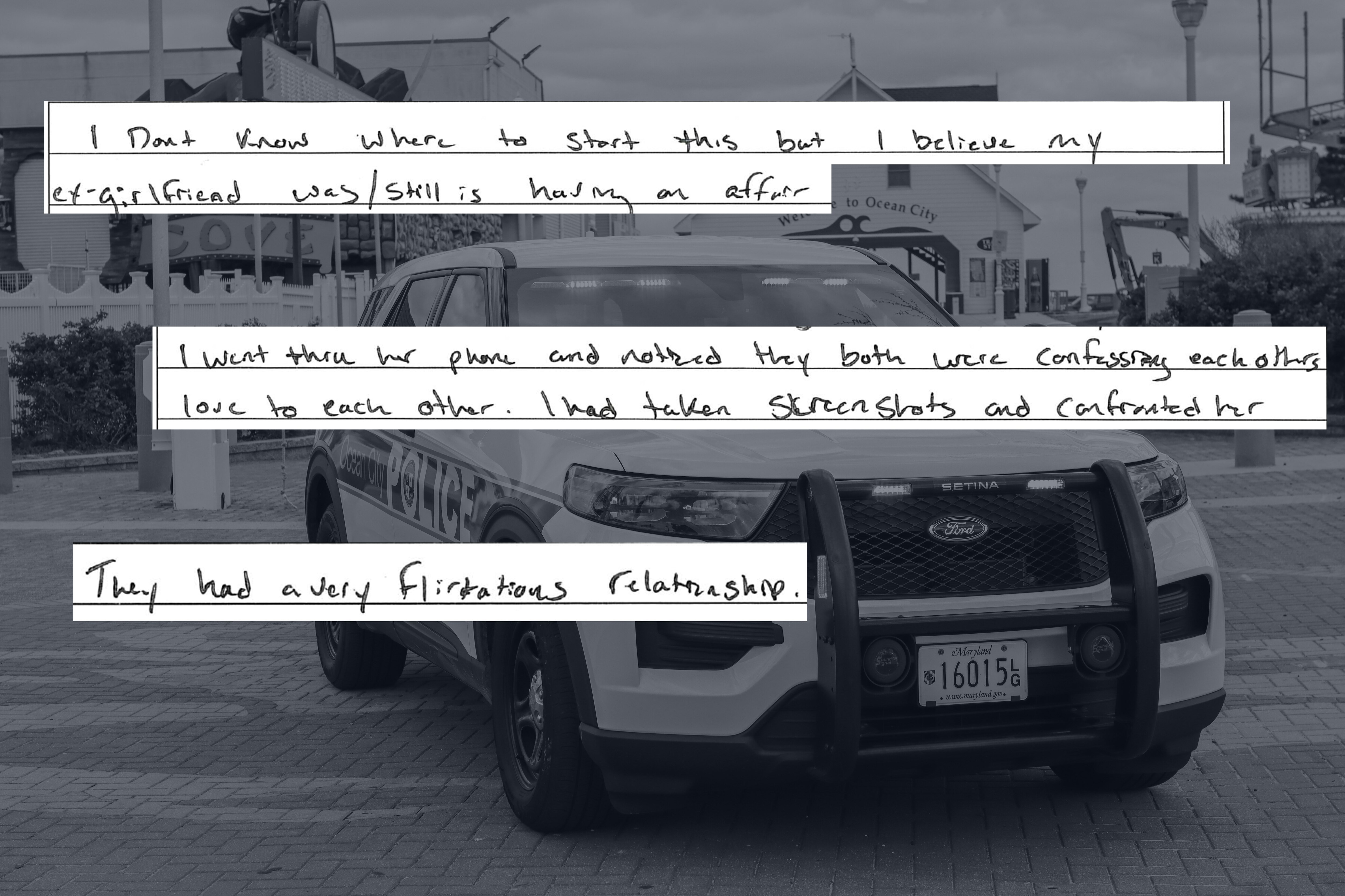 Excerpts from an internal affairs complaint involving multiple officers.