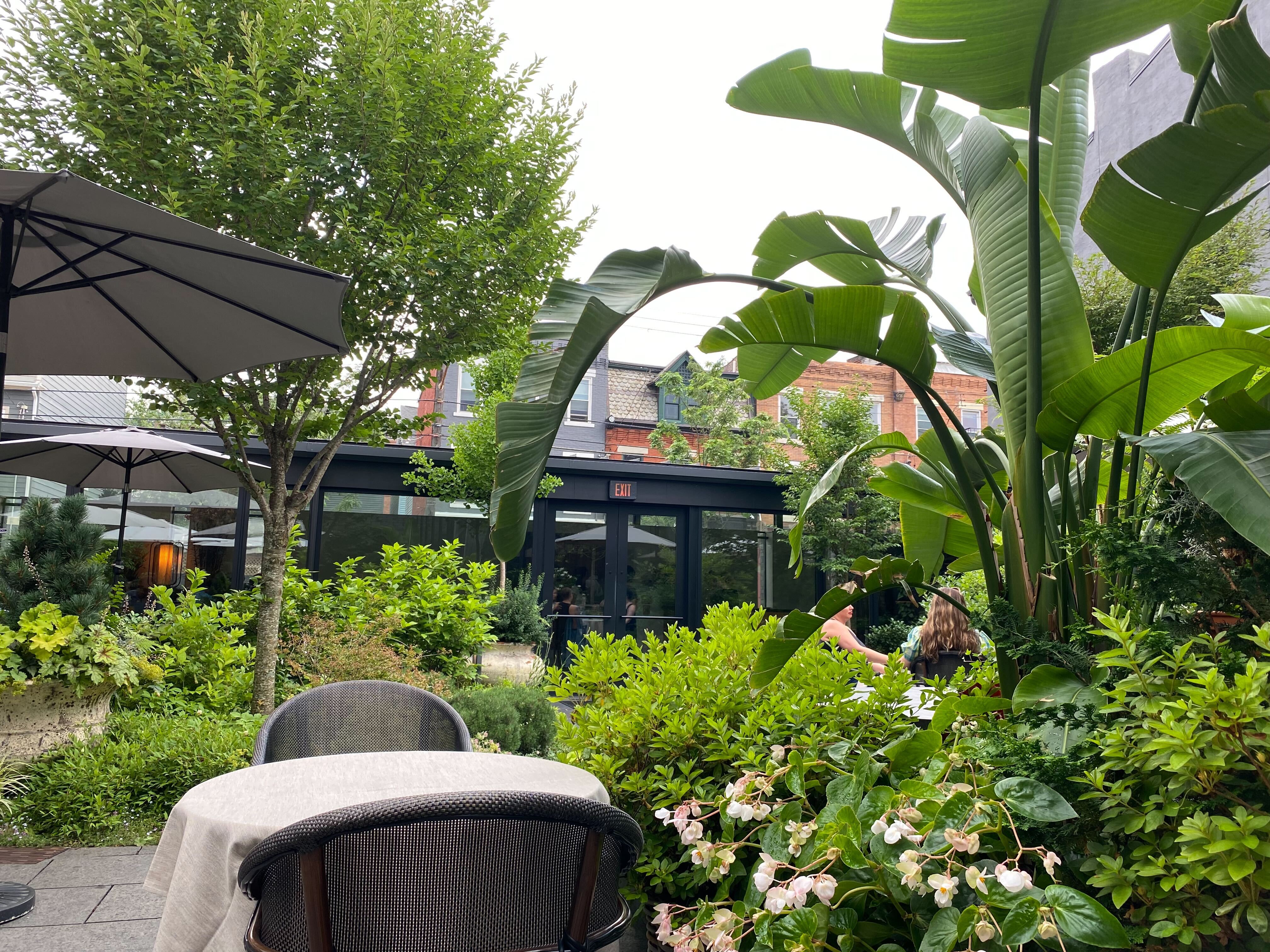 We enjoyed a meal at Pusadee's Garden outdoor patio one night and managed to eat before the onset of a terrible storm.