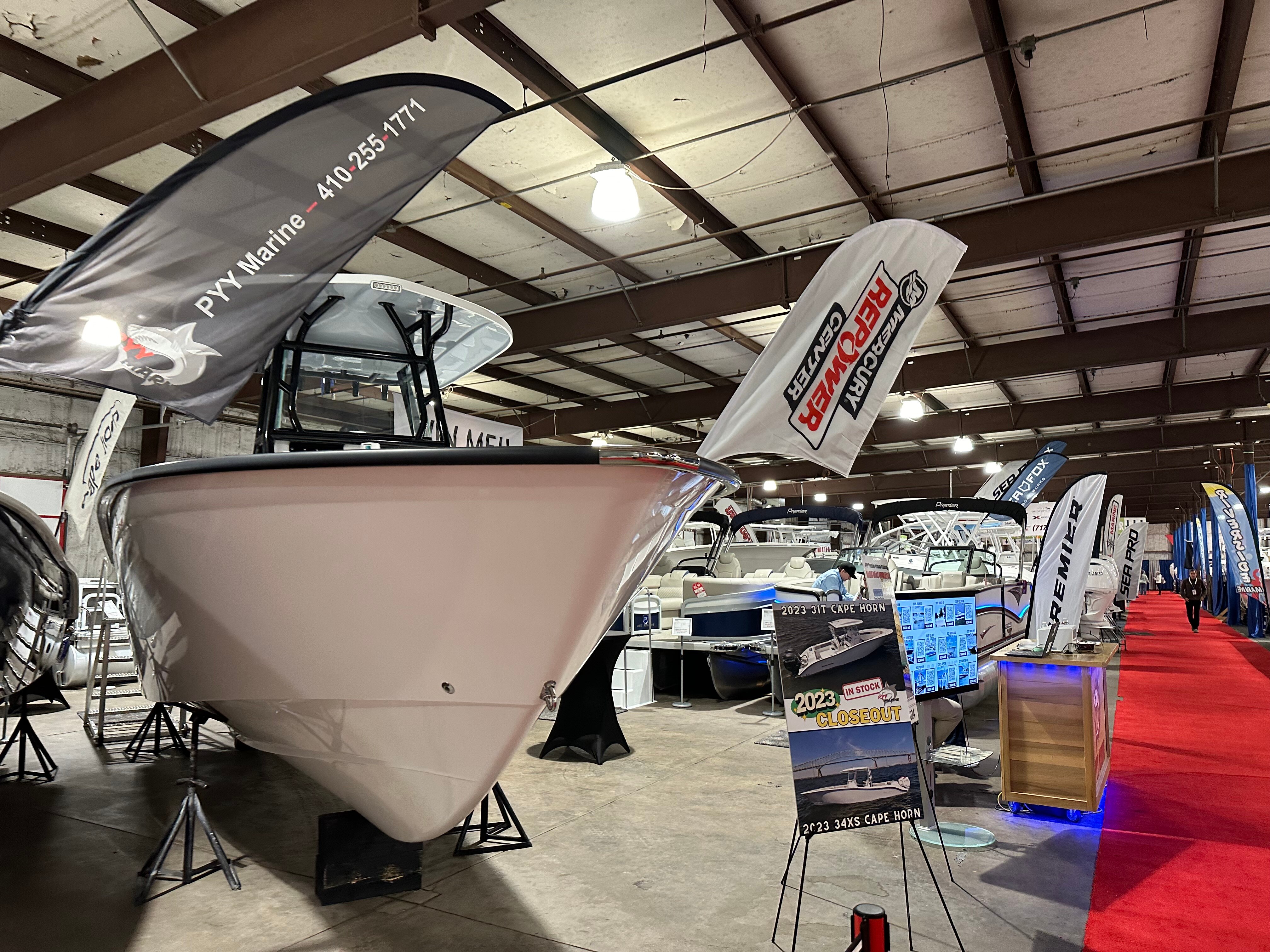 The Chesapeake Bay Boat show this weekend will feature boats, fishing gear and other nautical equipment.