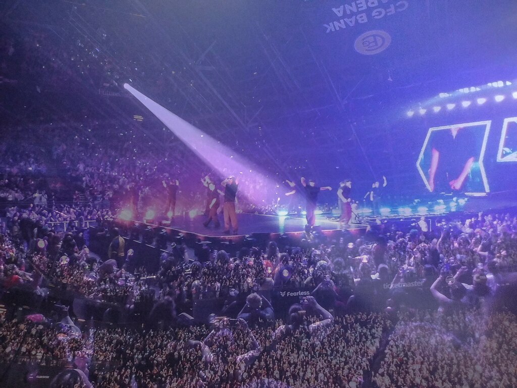 Wednesday, July 16, 2025 — ATEEZ performs for the first time in Baltimore at CFG Bank Arena on their “In Your Fantasy” tour.