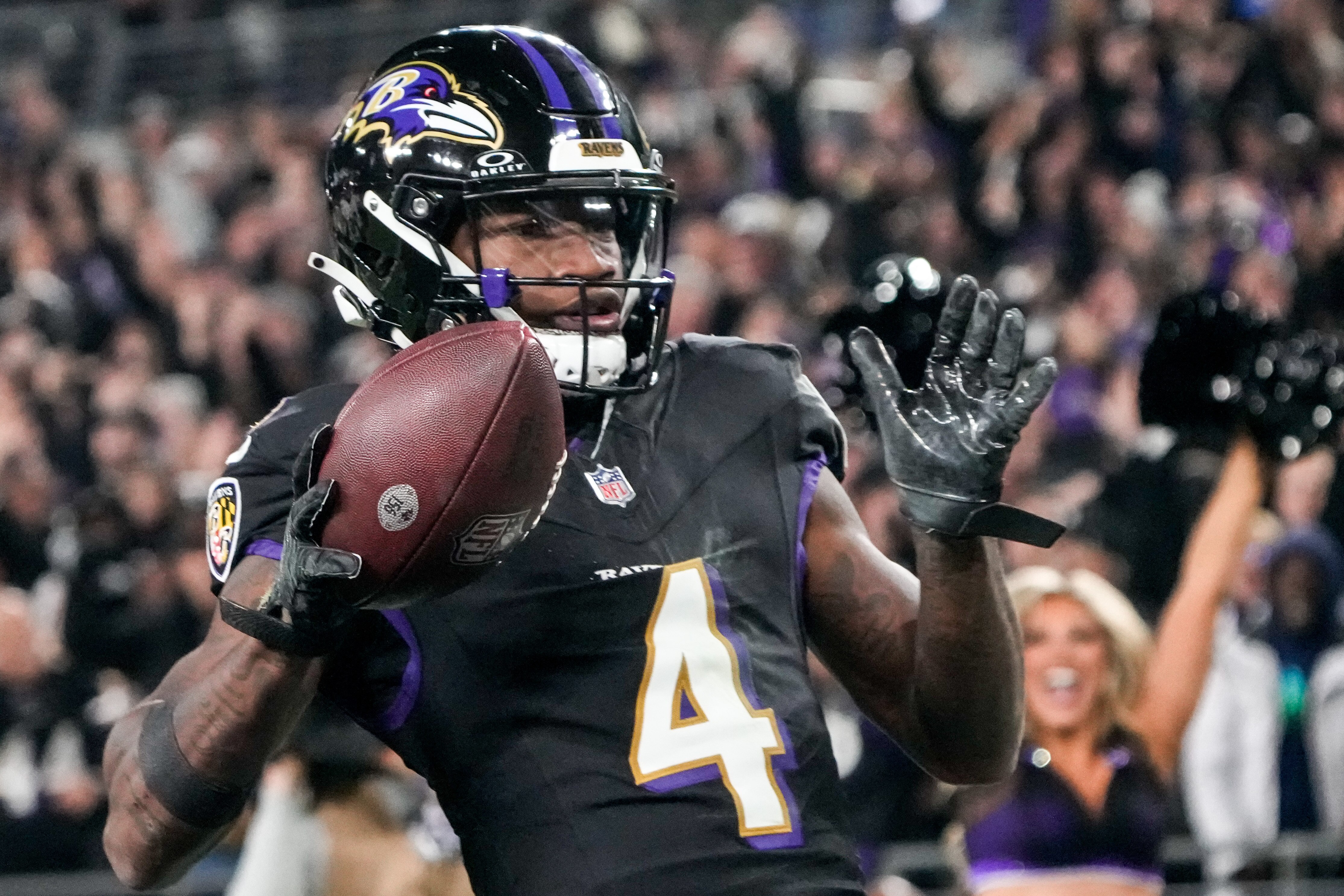 Rookie wide receiver Zay Flowers has been the most flamboyant Raven when he gets to the end zone.