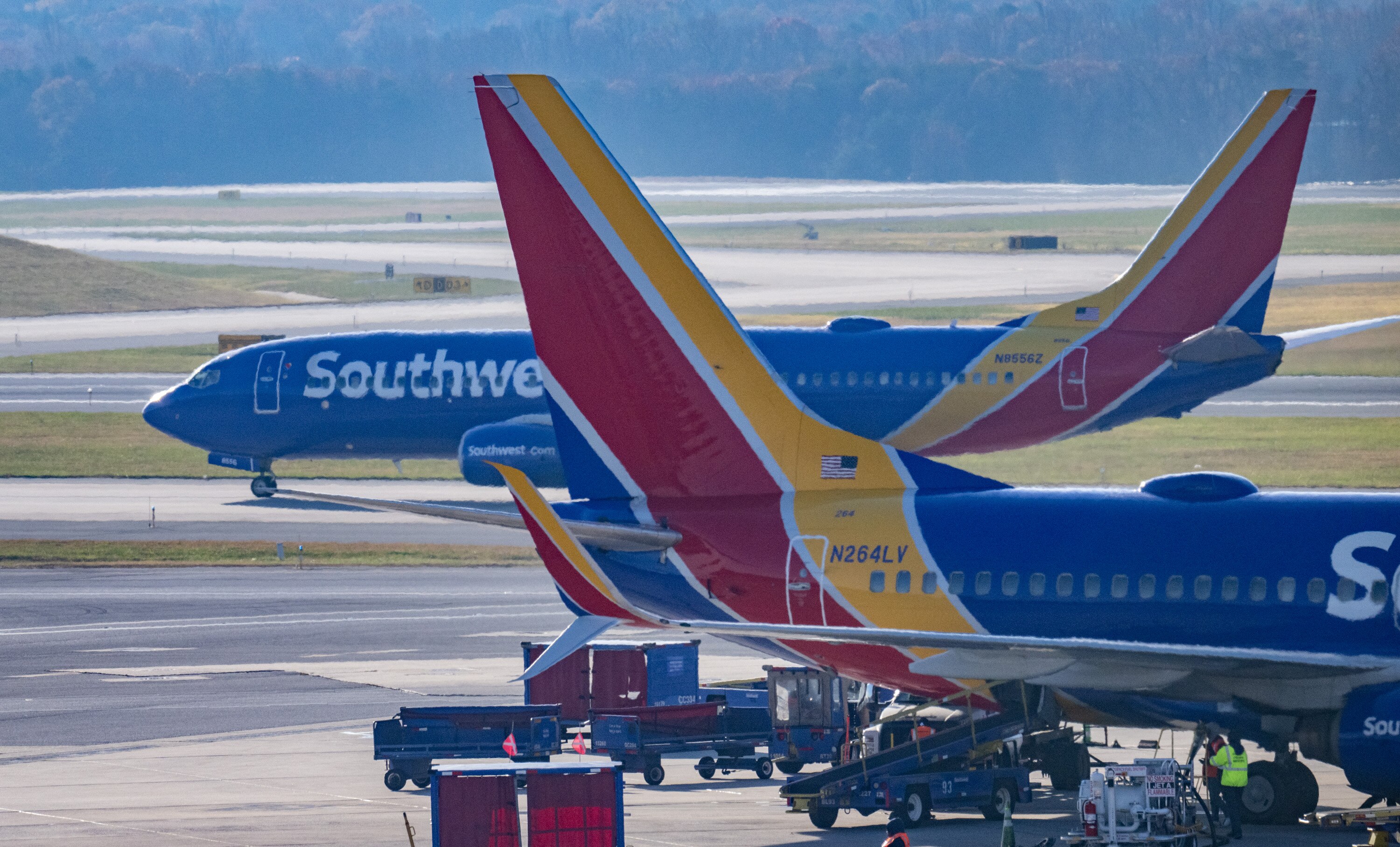 The Baltimore-Washington International Thurgood Marshall Airport is a major hub for Southwest Airlines.