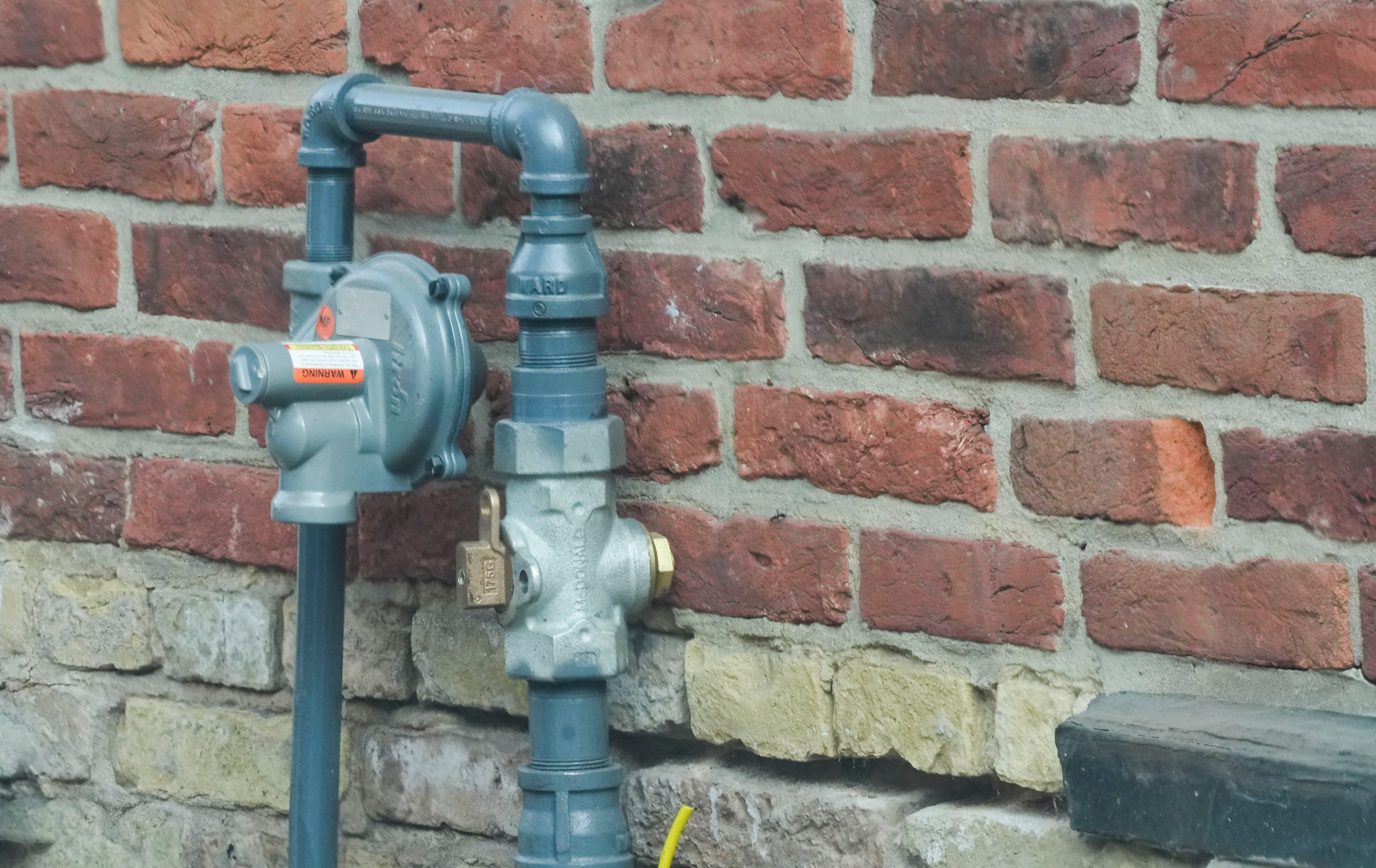 A BGE gas regulator as seen on the 1500 block of Lancaster Street on June 9, 2023. 