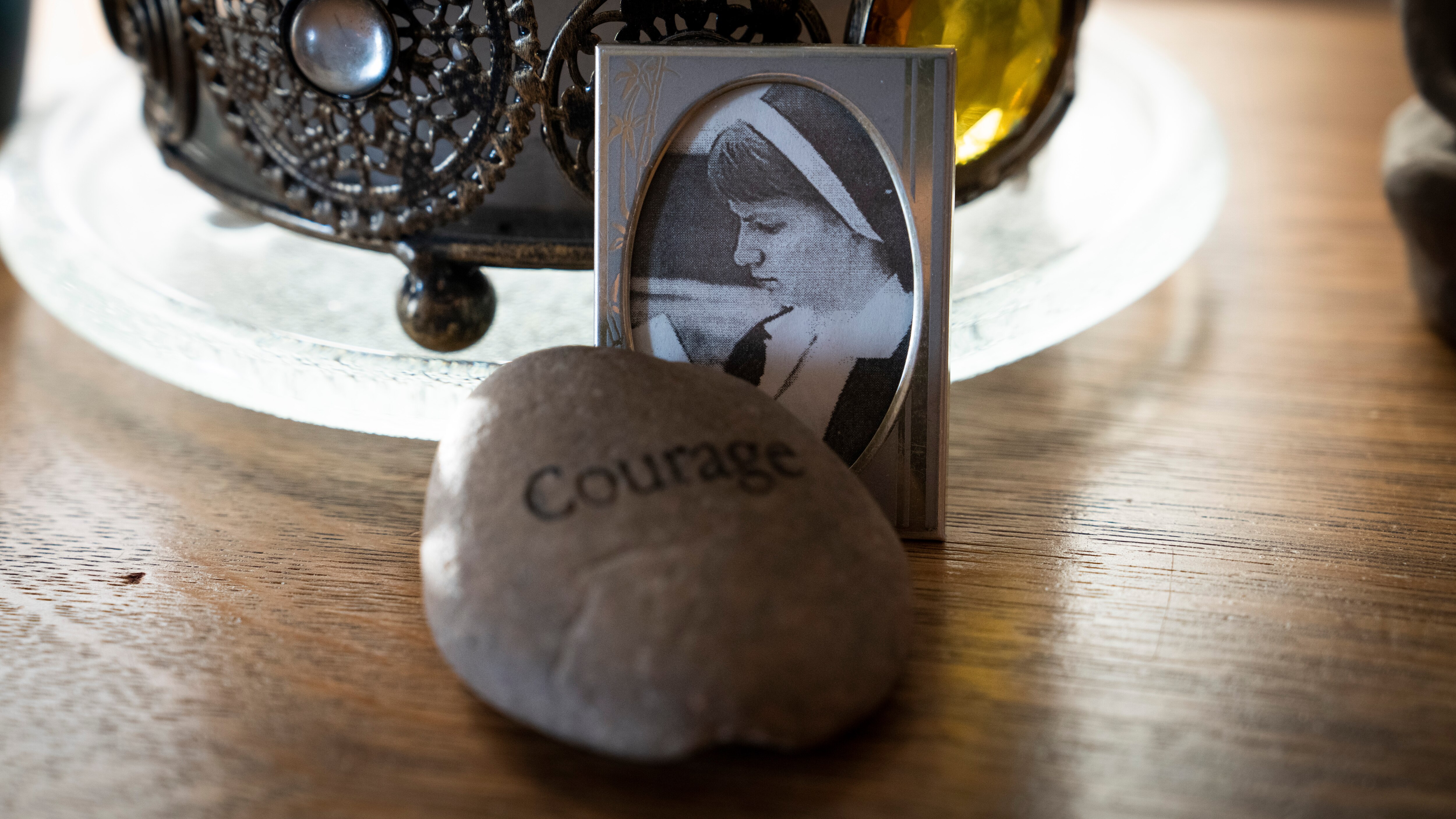 Objects inside of Jean Wehner's home. Wehner was one of the women whose story was prominently featured in the documentary series, 'The Keepers''