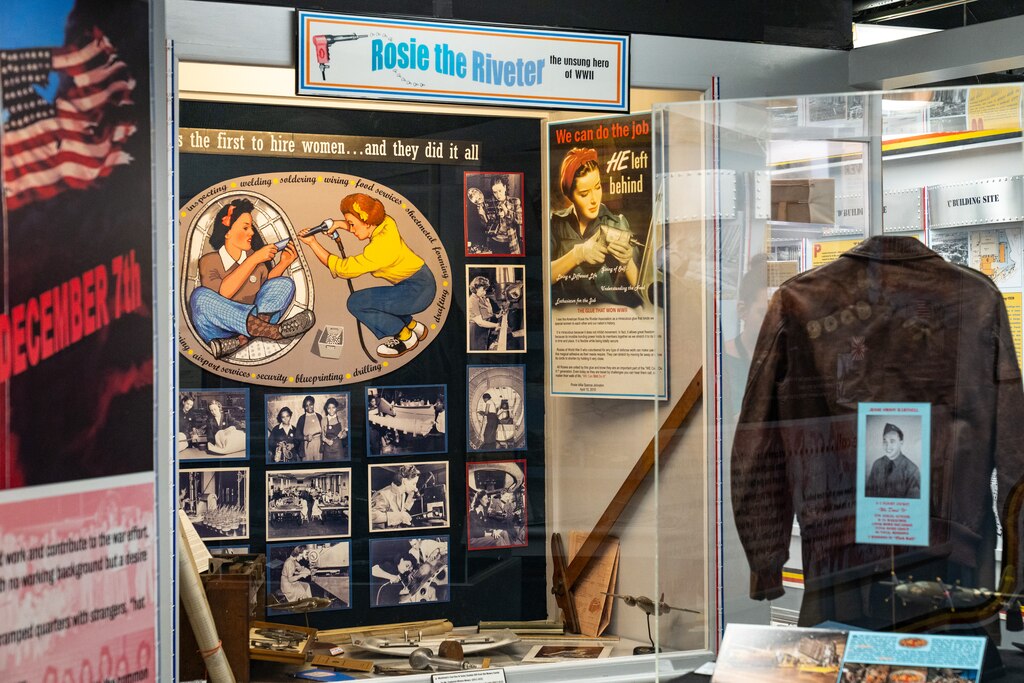 The Rosie the River exhibit at the Glenn L. Martin Aviation Museum.