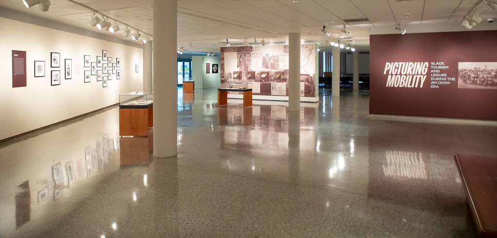 The Picturing Mobility Exhibit at UMBC.