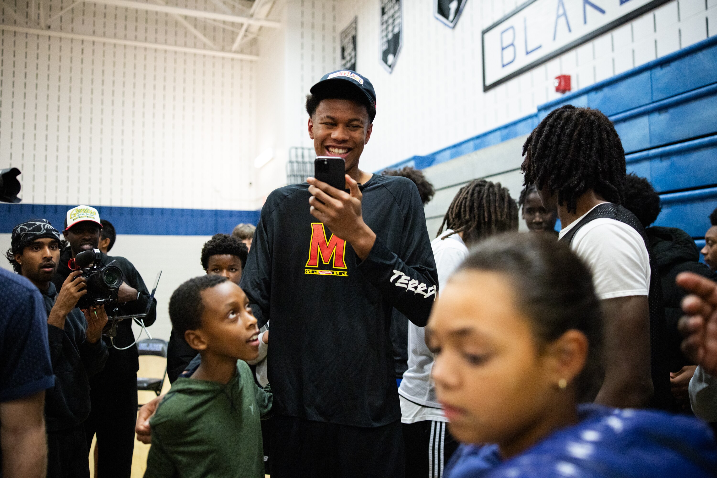 Blake High School basketball star Baba Oladotun committed to the University of Maryland’s Terps in November.