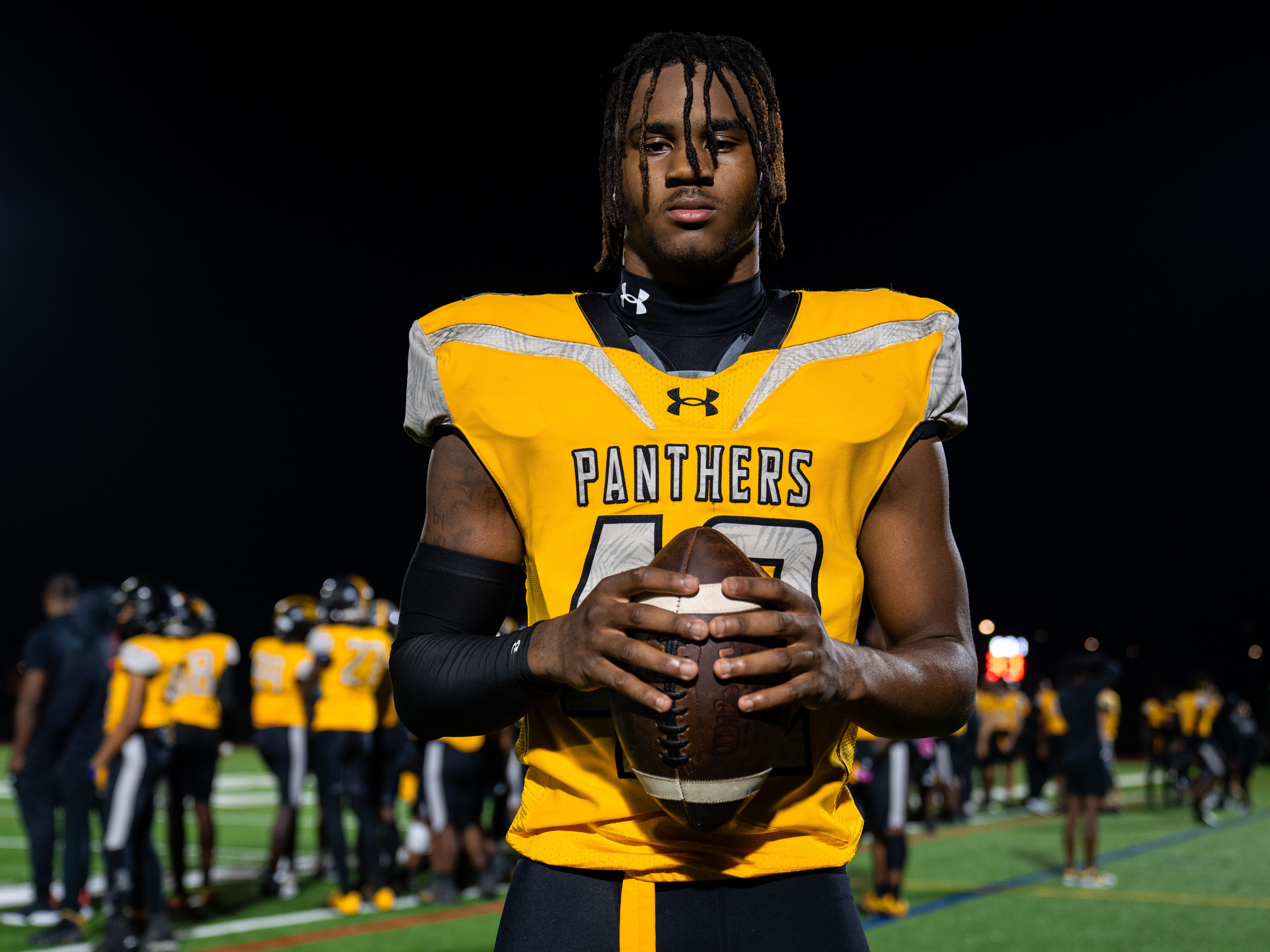 St. Frances junior linebacker Carlton “CJ” Smith combines from a military family with a strong athletic background.