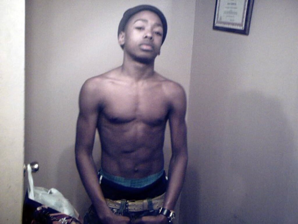 Kondwani Fidel, a creative in residence at The Baltimore Banner, when he was younger.