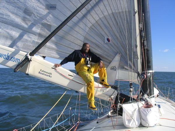 West Baltimore native Donald Lawson is a professional sailor who founded the nonprofit Dark Seas Project. (Courtesy Dark Seas Project)