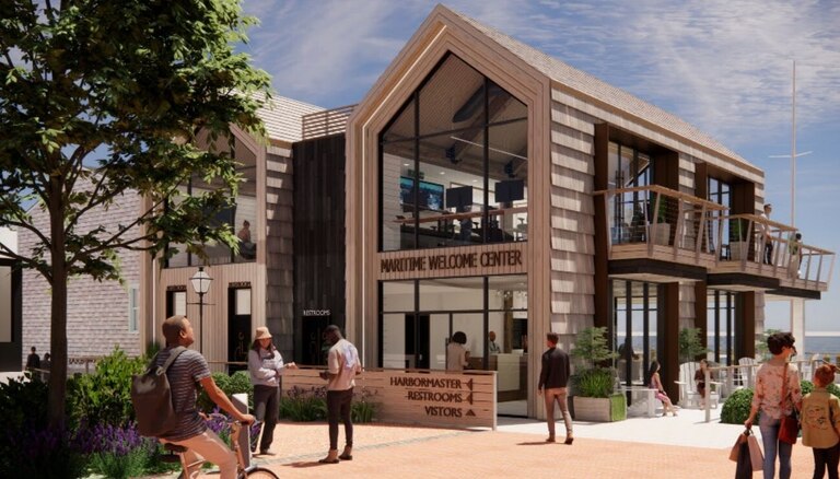 The proposed maritime welcome center has been part of a long debate in Annapolis over what's appropriate at the historic city's waterfront.