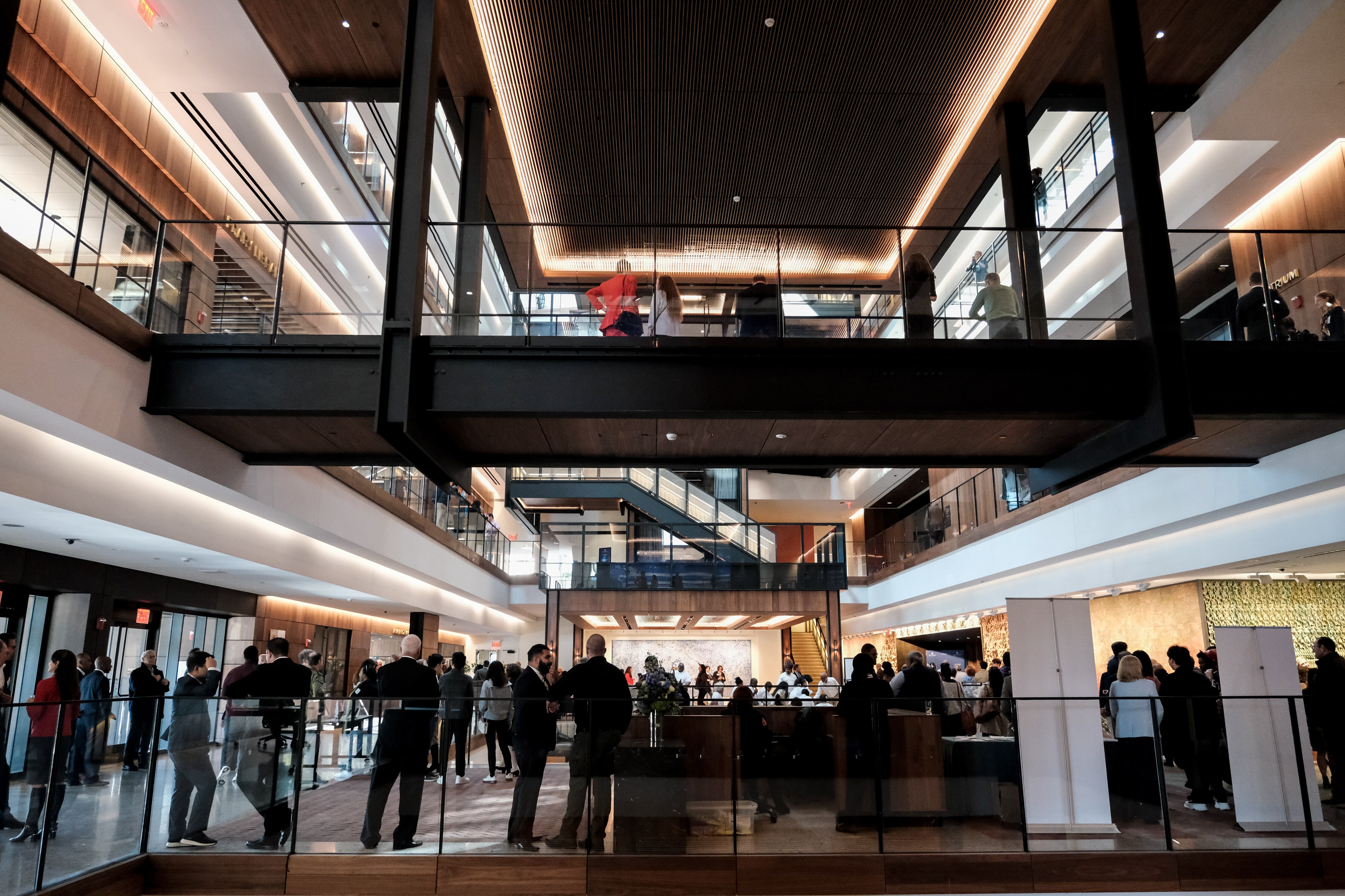 Guests attend a reception for the opening of the Johns Hopkins University’s new Washington, D.C., location last month, which will house the School of Nursing’s Institute for Policy Solutions and elements of other schools.