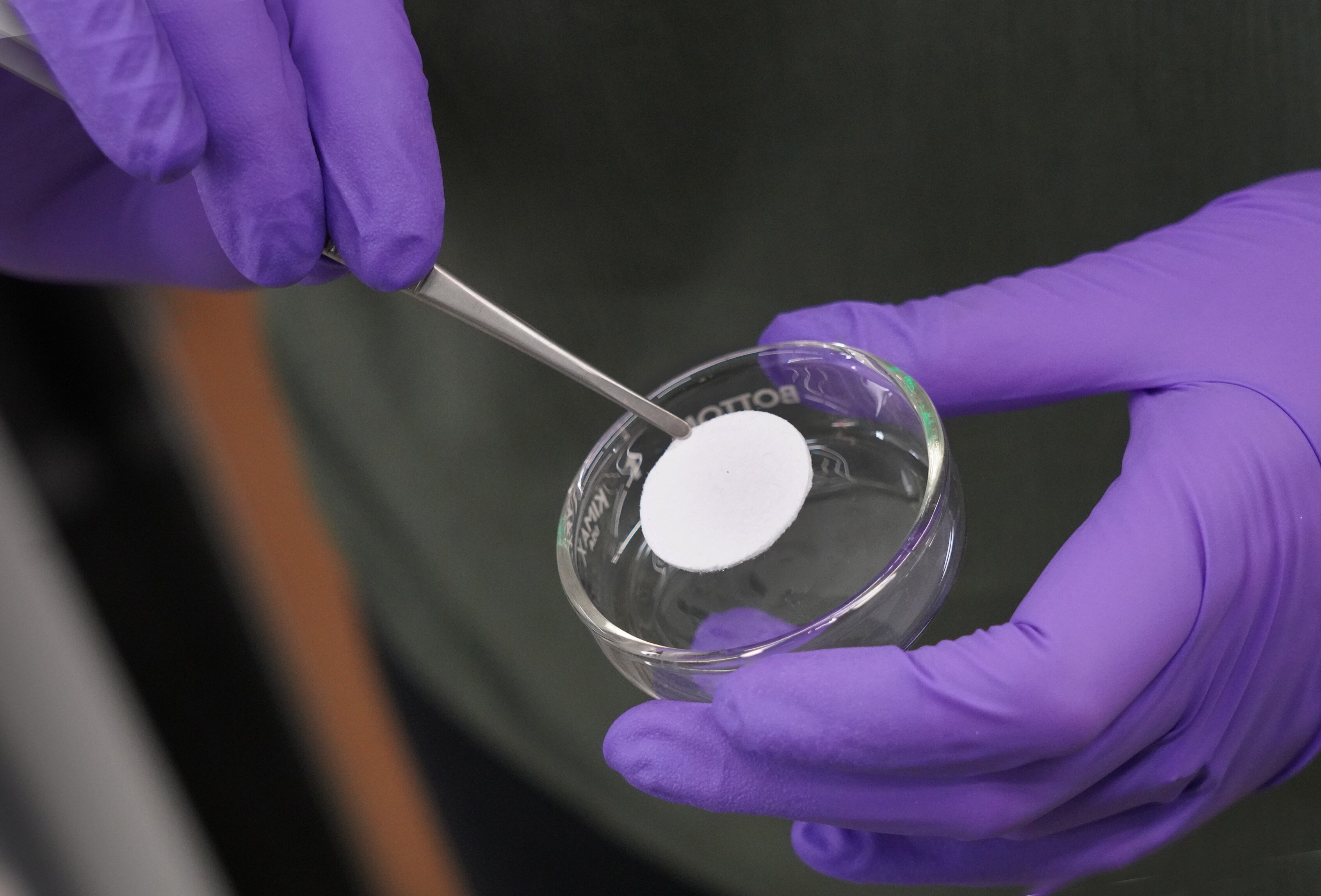 The filter designed by the Johns Hopkins University Applied Physics Lab uses whiskers to leech onto short-chain PFAS molecules, removing up to 90% of the PFAS from the water system.