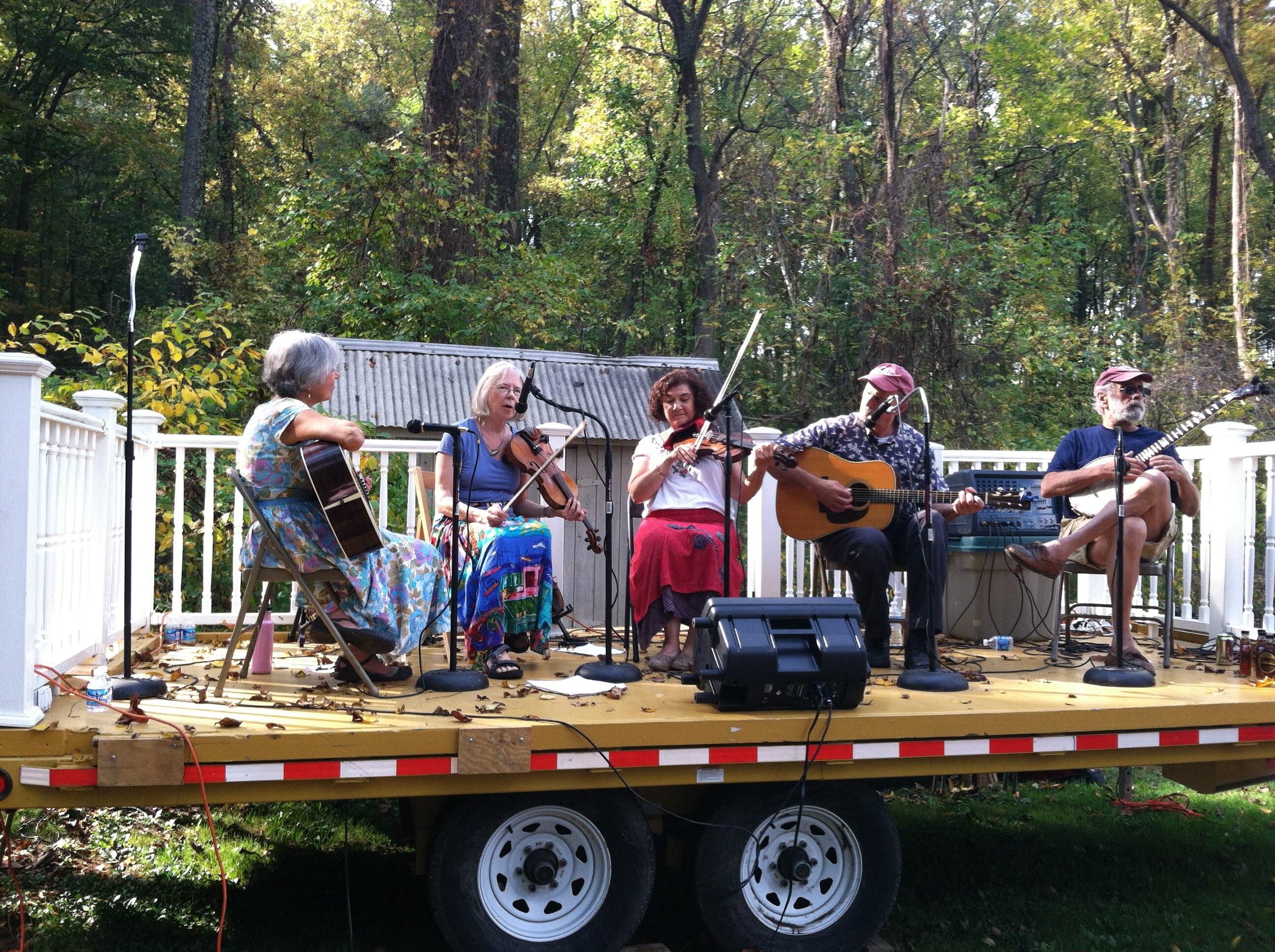 Irish music in Oregon Ridge. The event is popular every year.