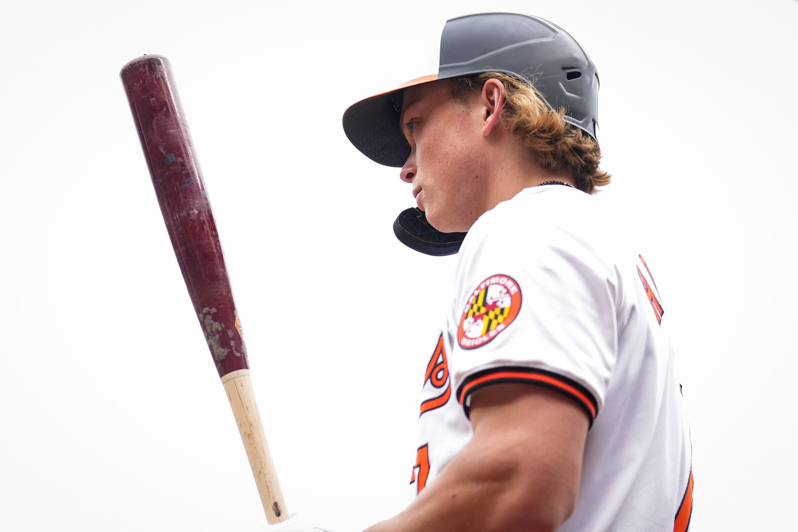 Second baseman Jackson Holliday played 10 games with the Orioles before he was optioned back to Norfolk in April.