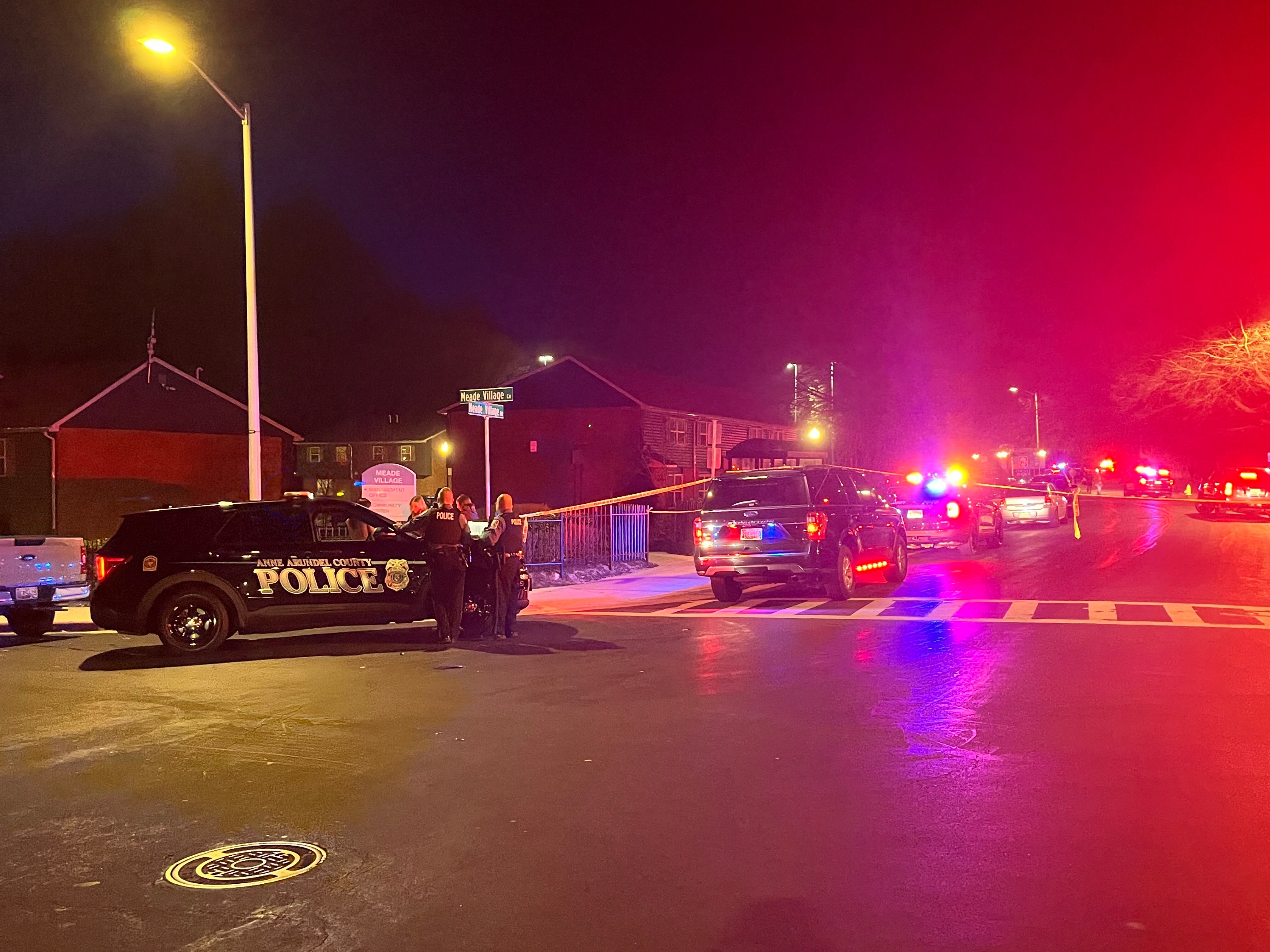 Two men were killed and two more wounded after a dispute surrounding a basketball game erupted into gunfire Tuesday, March 4, 2025, in Severn, Anne Arundel County Police said.