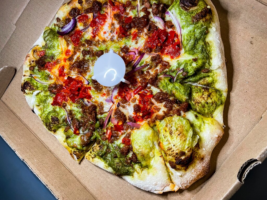 The Gabriel pizza from Oleum will have you saying "I can't believe it's vegan."