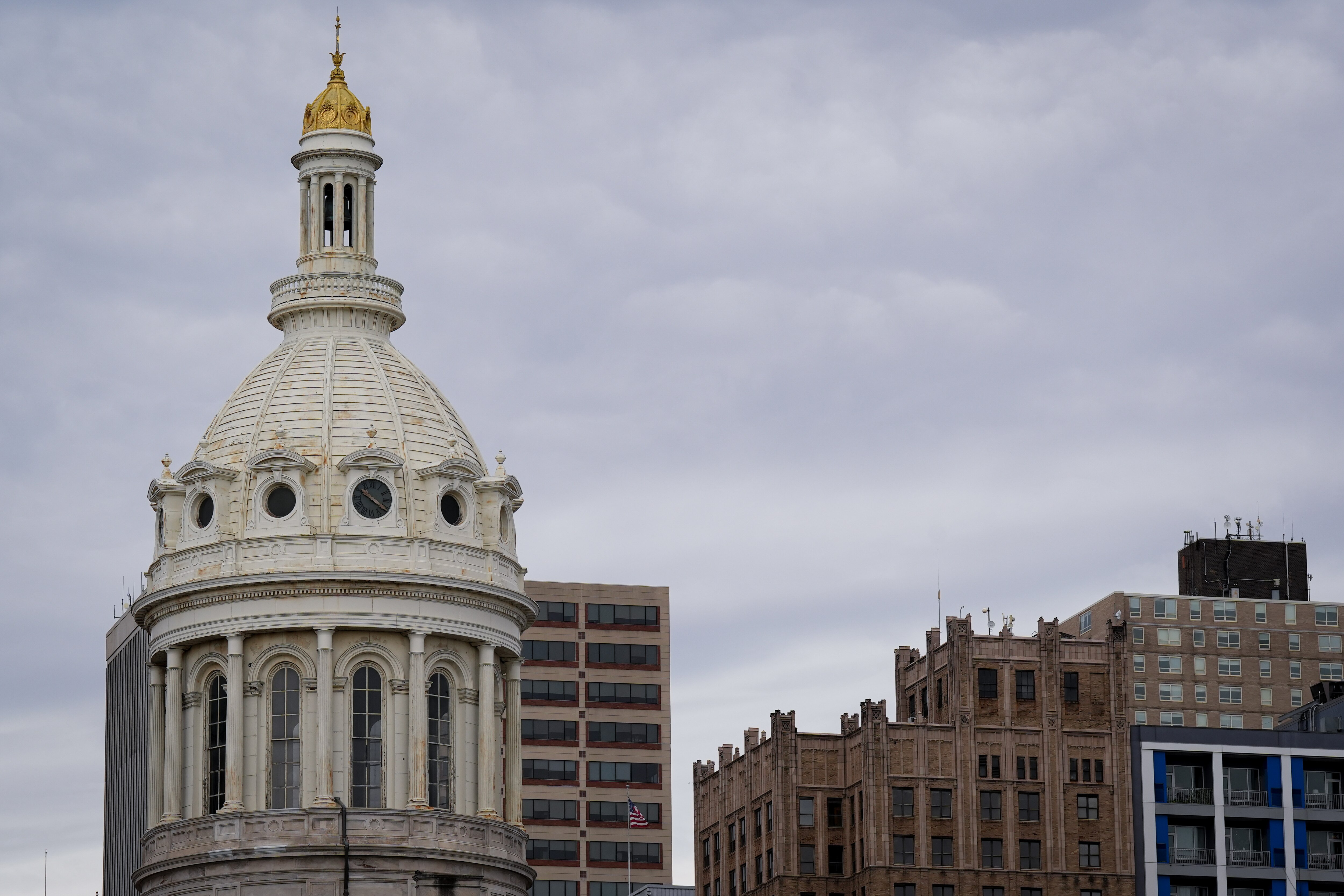 The exterior of Baltimore City Hall as seen on Monday, Feb. 13, 2023.