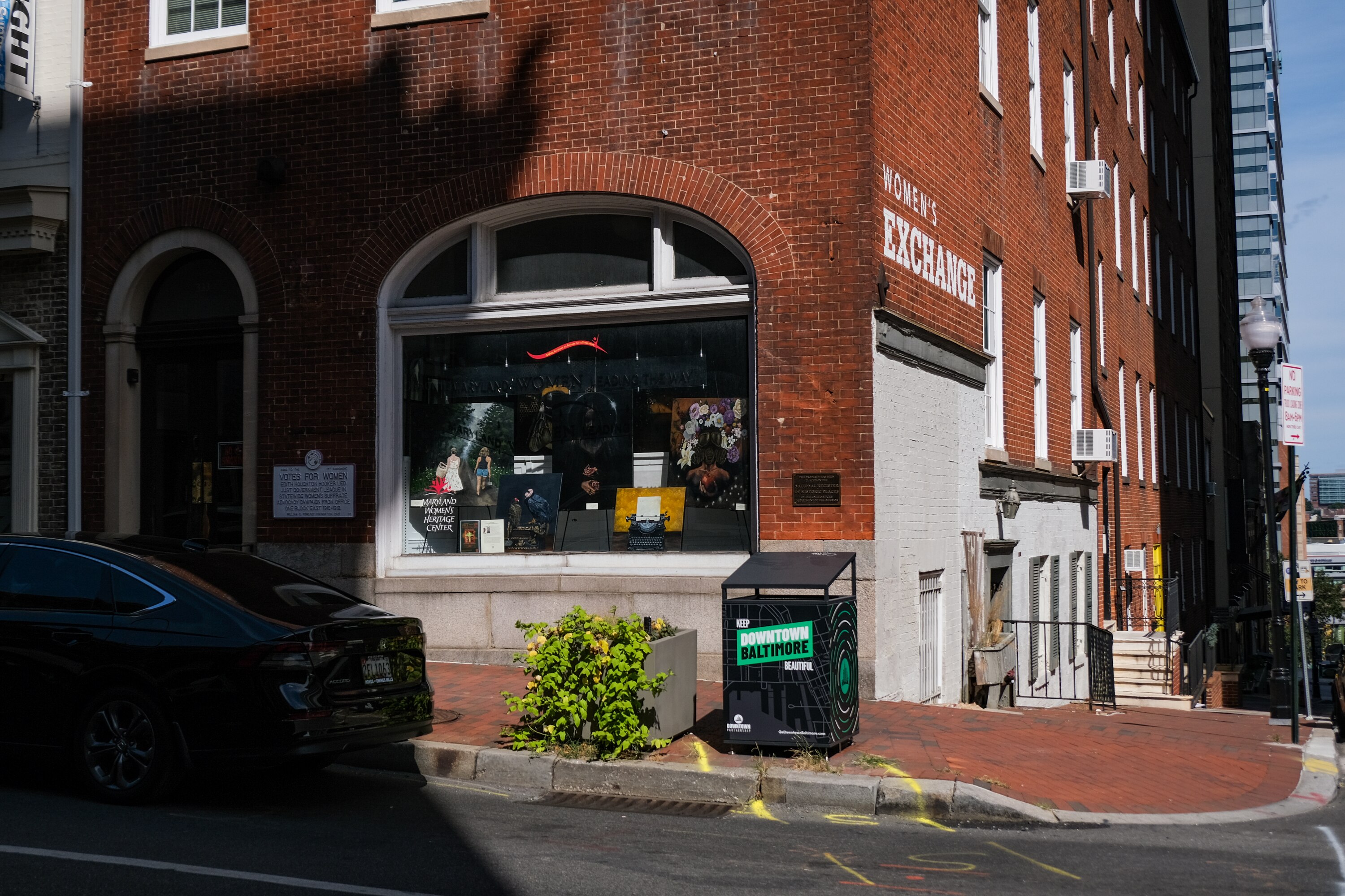 The Maryland Women’s Heritage Center was housed in the historic Woman’s Industrial Exchange building in Baltimore's Mt. Vernon neighborhood. 