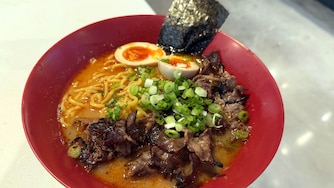 Pit beef ramen from Ejji Ramen at 711 S Central Ave.