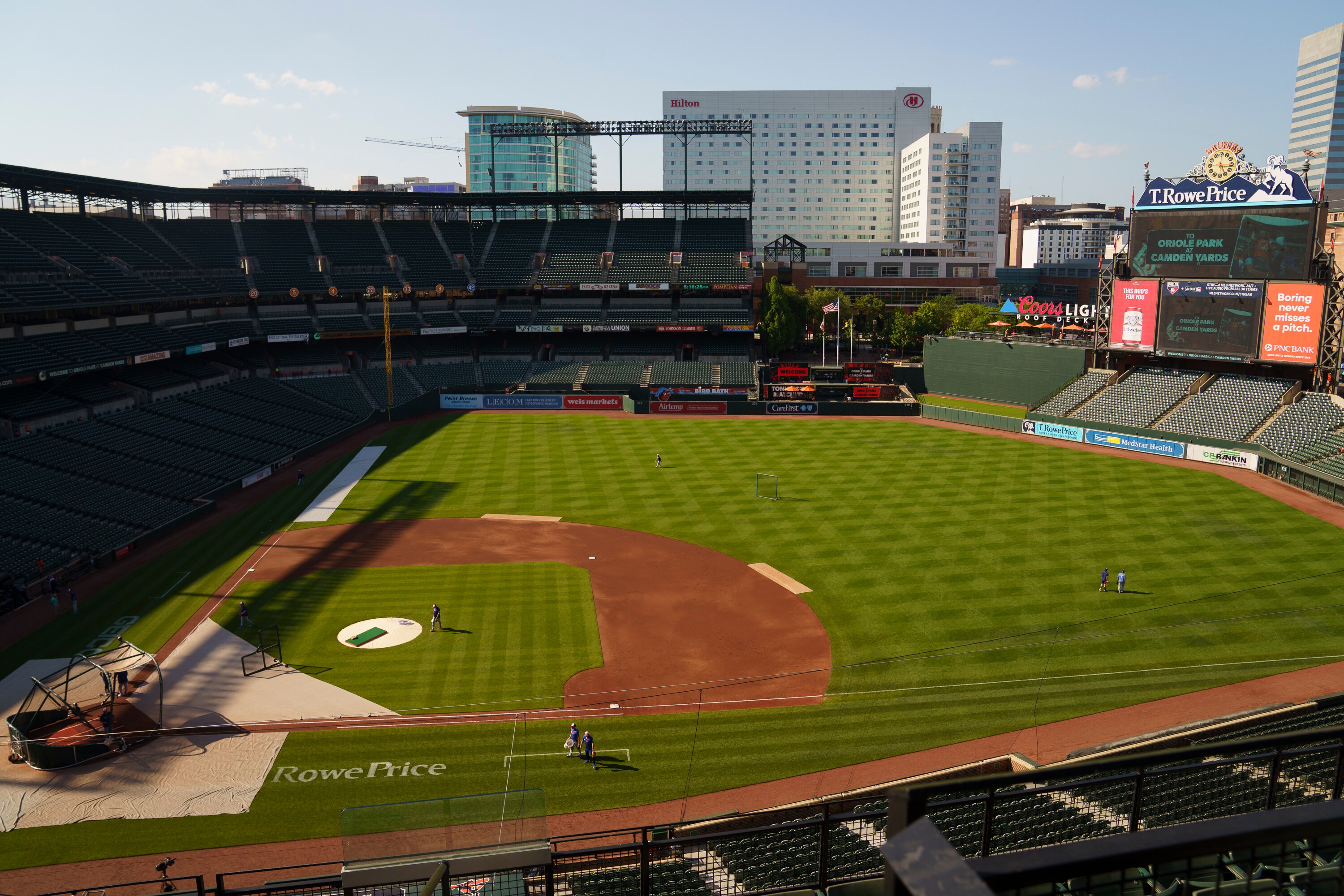 Oriole Park at Camden Yards seen before a game on June 24.