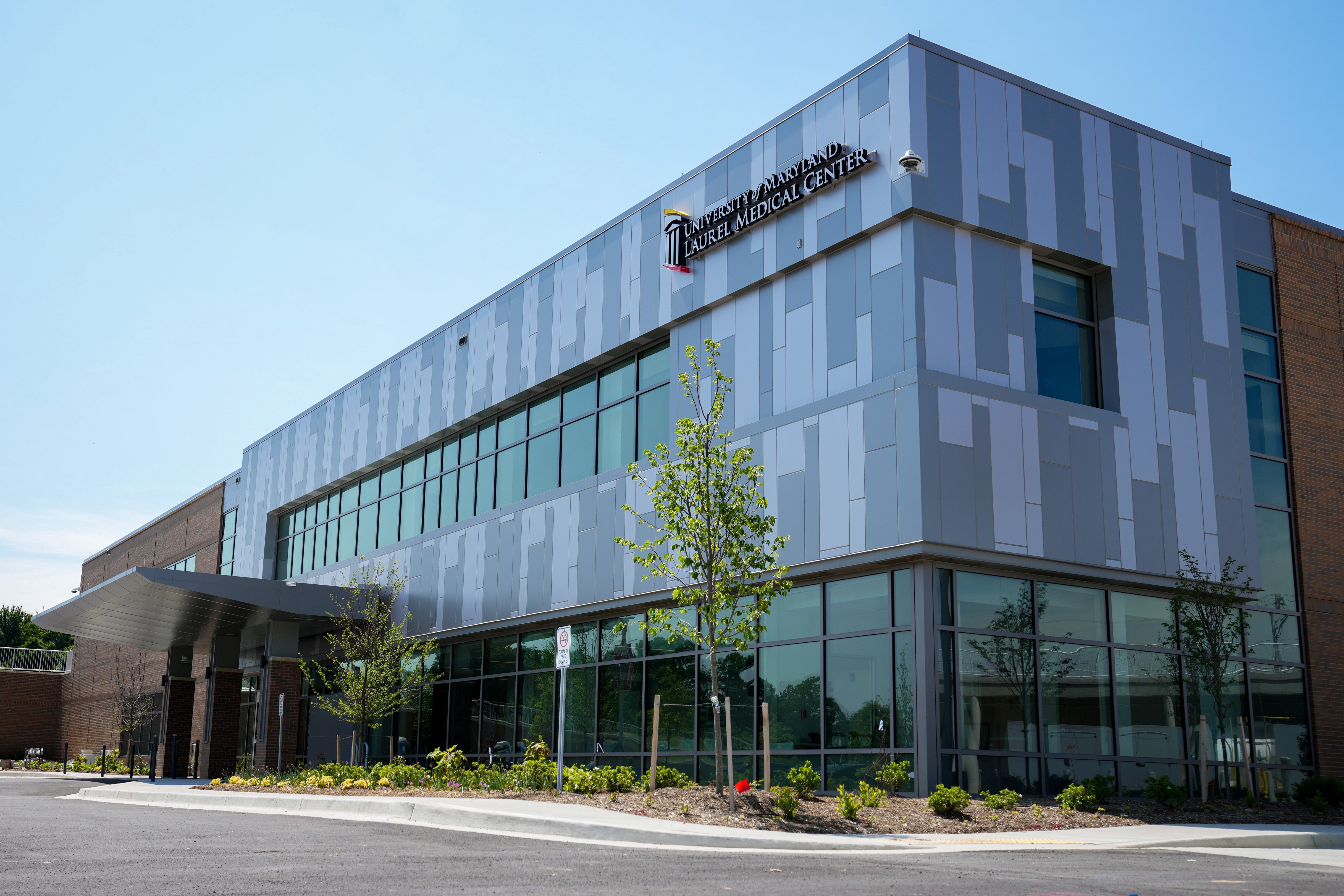 The exterior of the new University of Maryland Laurel Medical Center seen in Laurel on Monday, May 15.