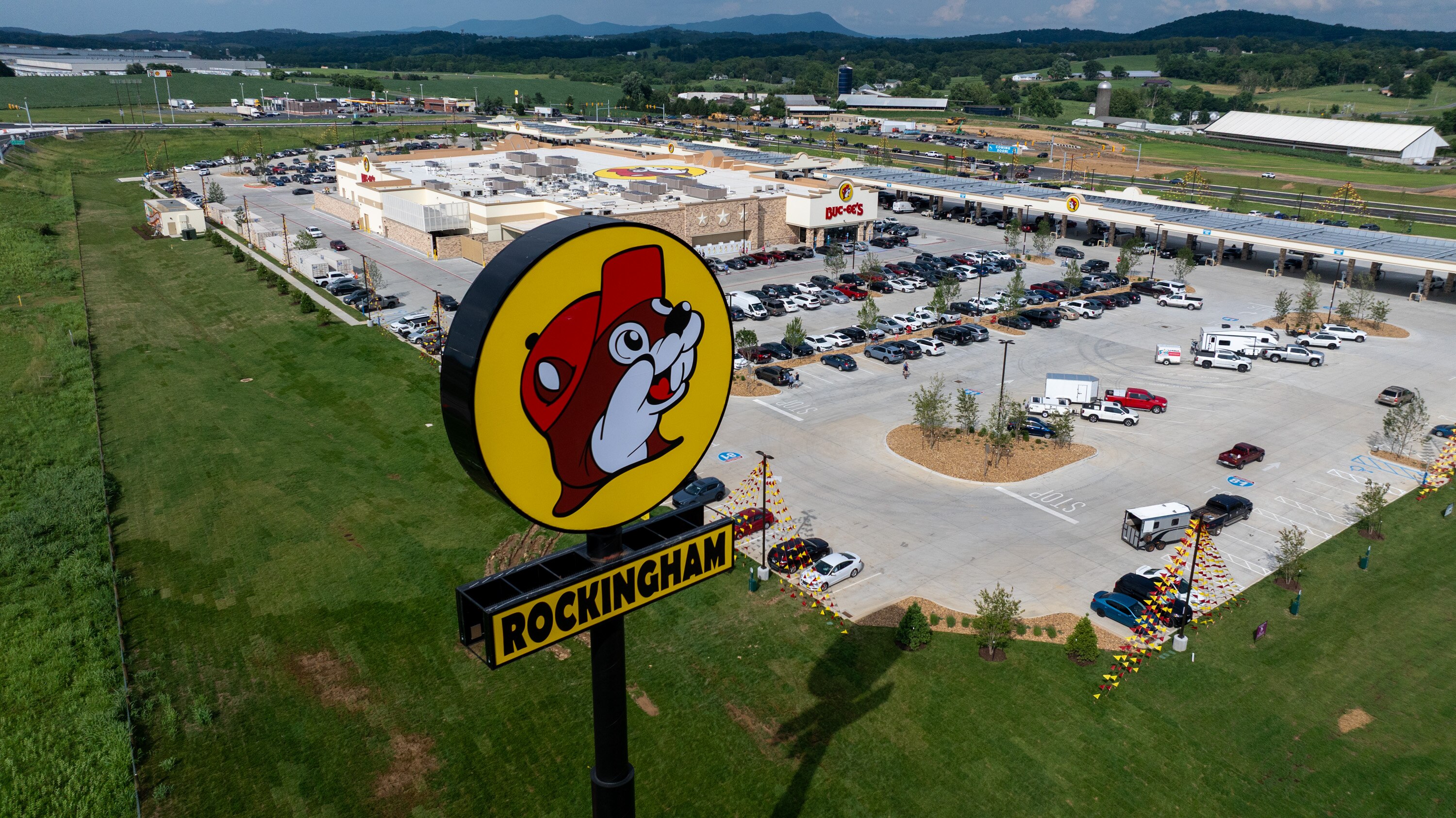 Virginia’s first Buc-ee's travel plaza opened June 30, 2025 along I-81 south of Harrisonburg.