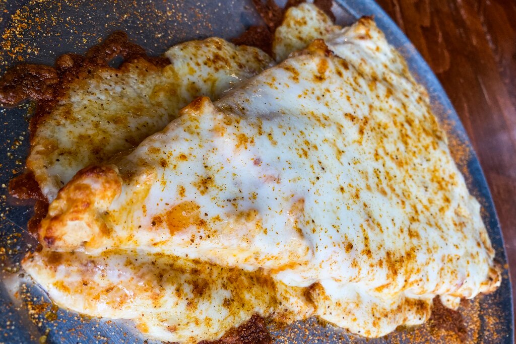 1-pound crab slice at Slice on the Avenue.