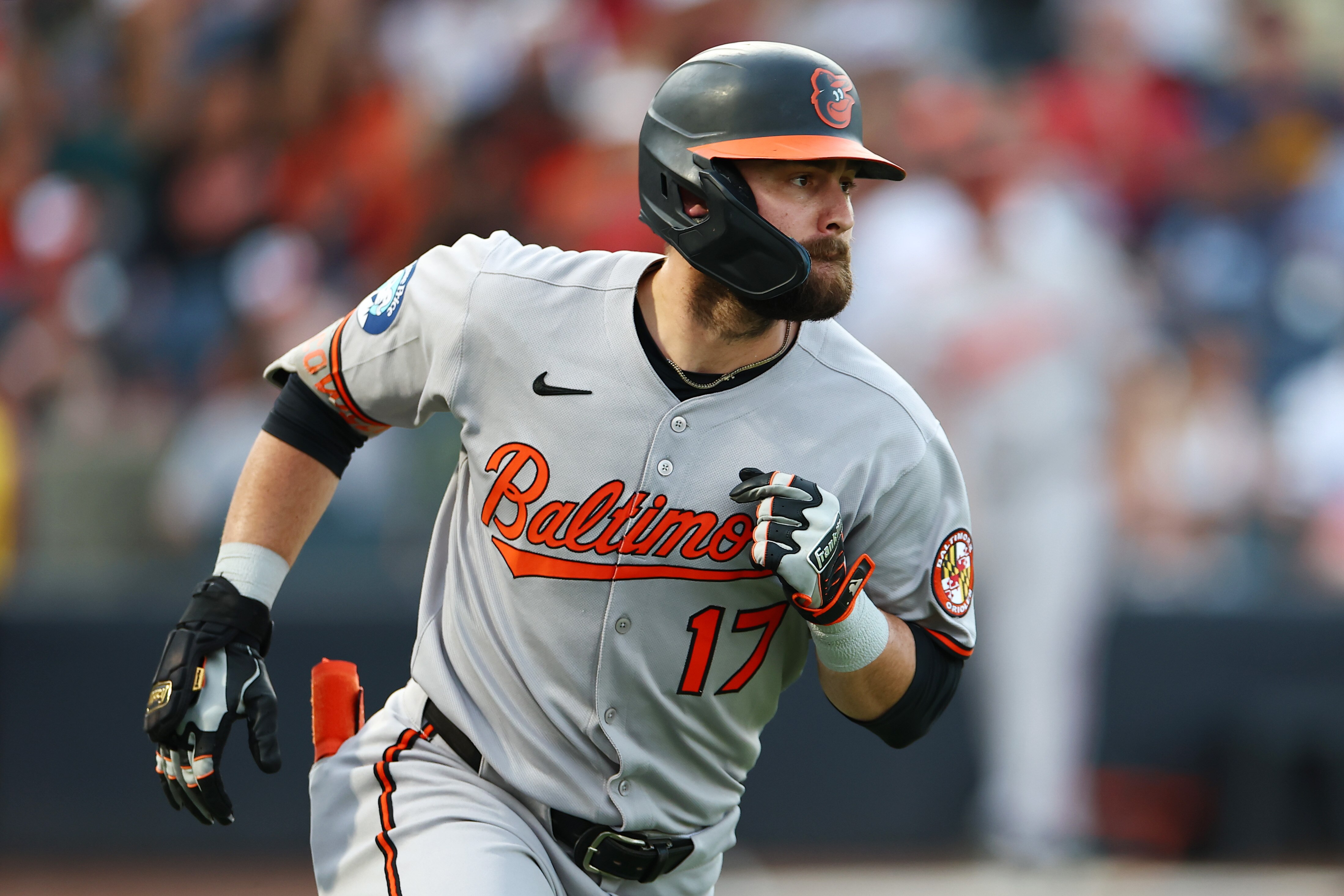 Colton Cowser runs the bases after hitting a three-run home run in the second inning Wednesday night.