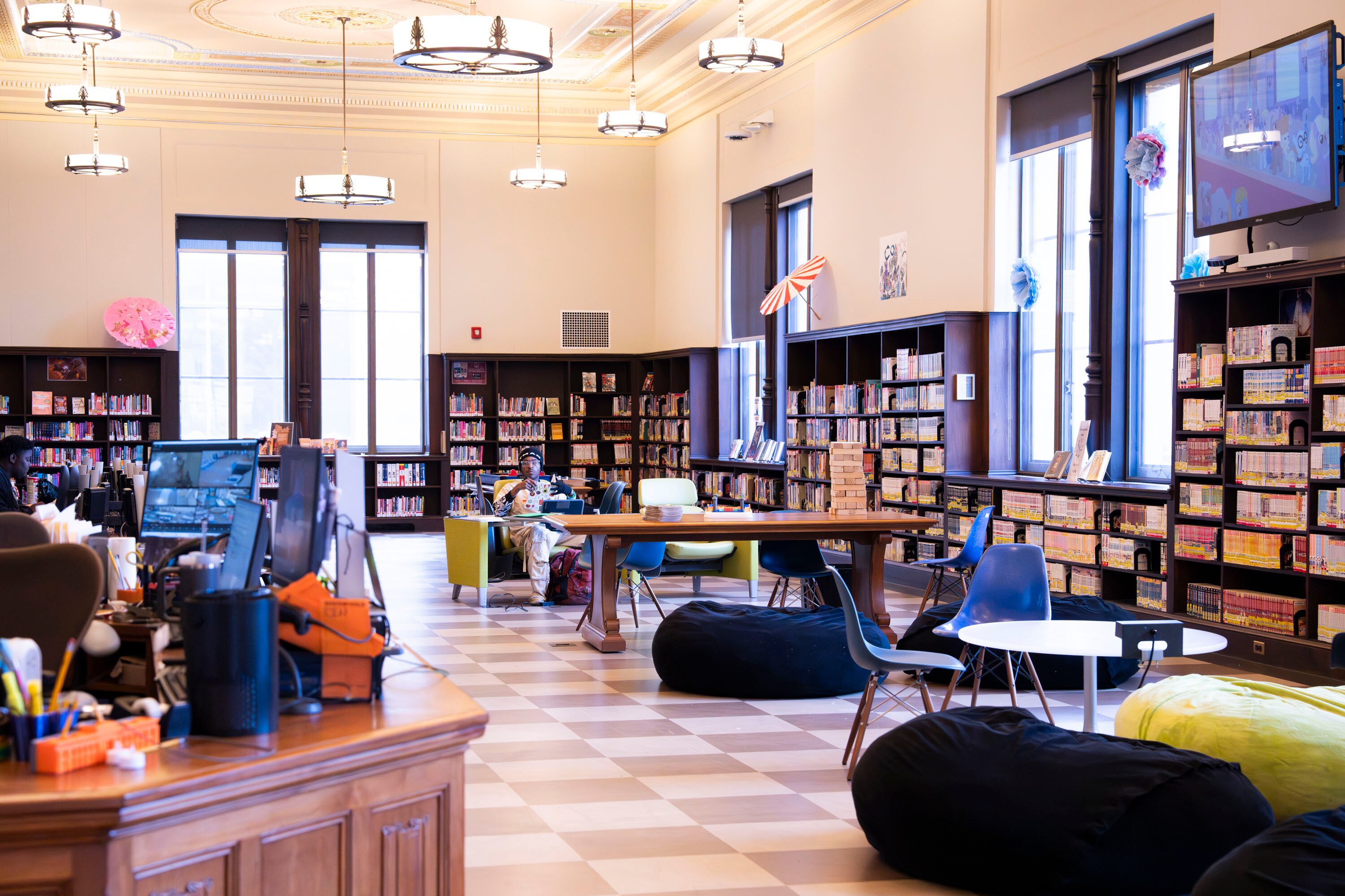 A record number of volumes were borrowed from the Enoch Pratt Free Library system last year.